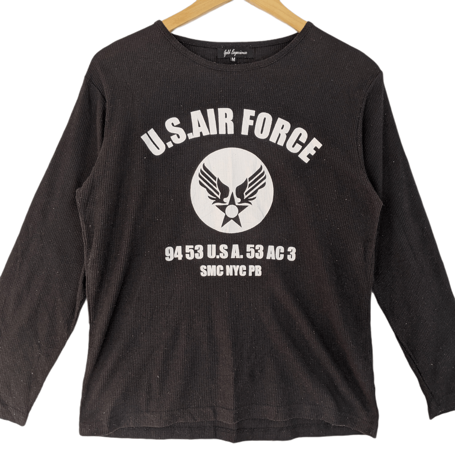 Japanese Brand US AIR FORCE Long Sleeve T-Shirt Size US M / EU 48-50 / 2 - 2 Thumbnail