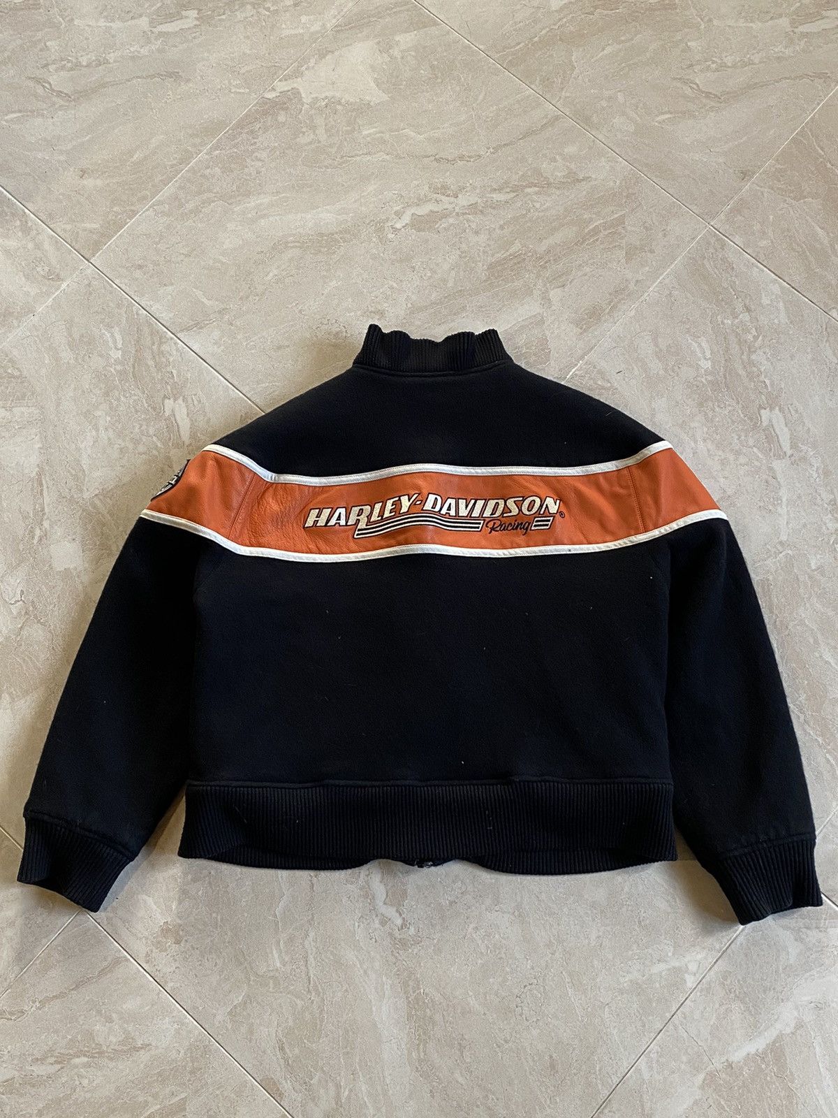 Harley Davidson Vintage Harley Davidson wool leather jacket Size US S / EU 44-46 / 1 - 3 Thumbnail