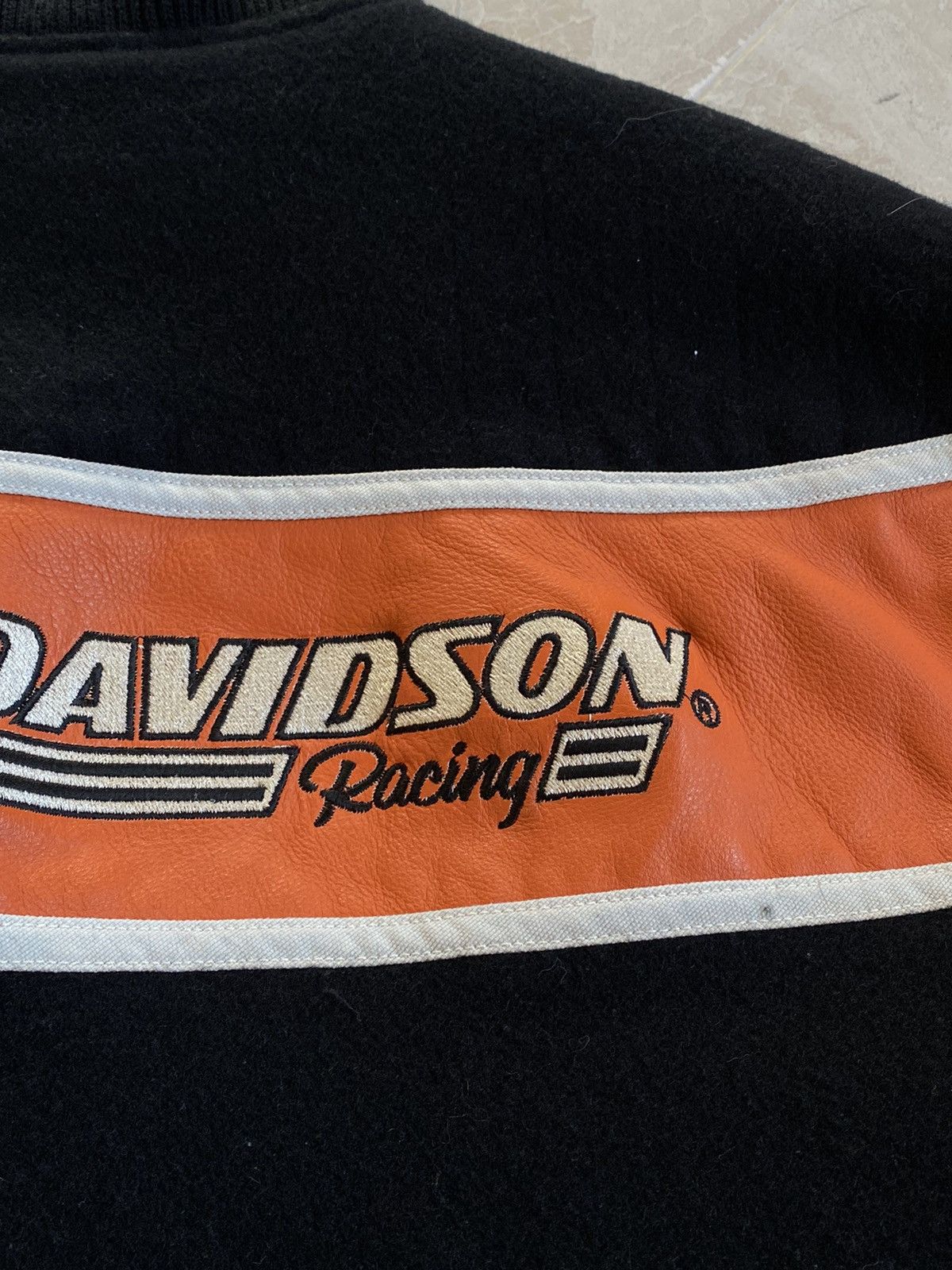 Harley Davidson Vintage Harley Davidson wool leather jacket Size US S / EU 44-46 / 1 - 25 Thumbnail