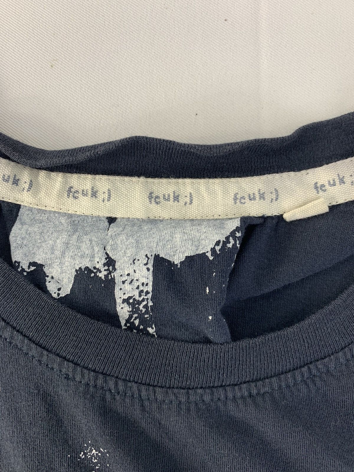 FCUK Hype 90s Fcuk Paint Style Spell Out Printed Crewneck Tee Size US L / EU 52-54 / 3 - 5 Thumbnail