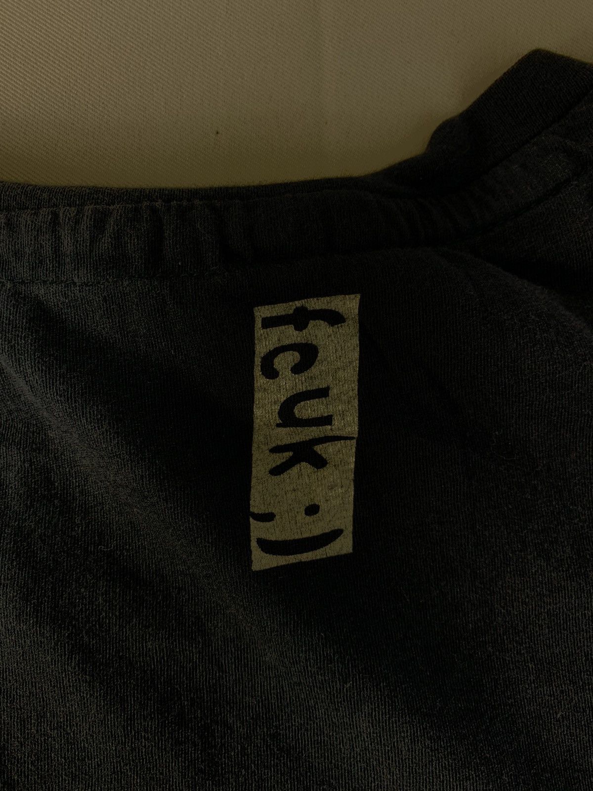 FCUK Hype 90s Fcuk Paint Style Spell Out Printed Crewneck Tee Size US L / EU 52-54 / 3 - 6 Thumbnail