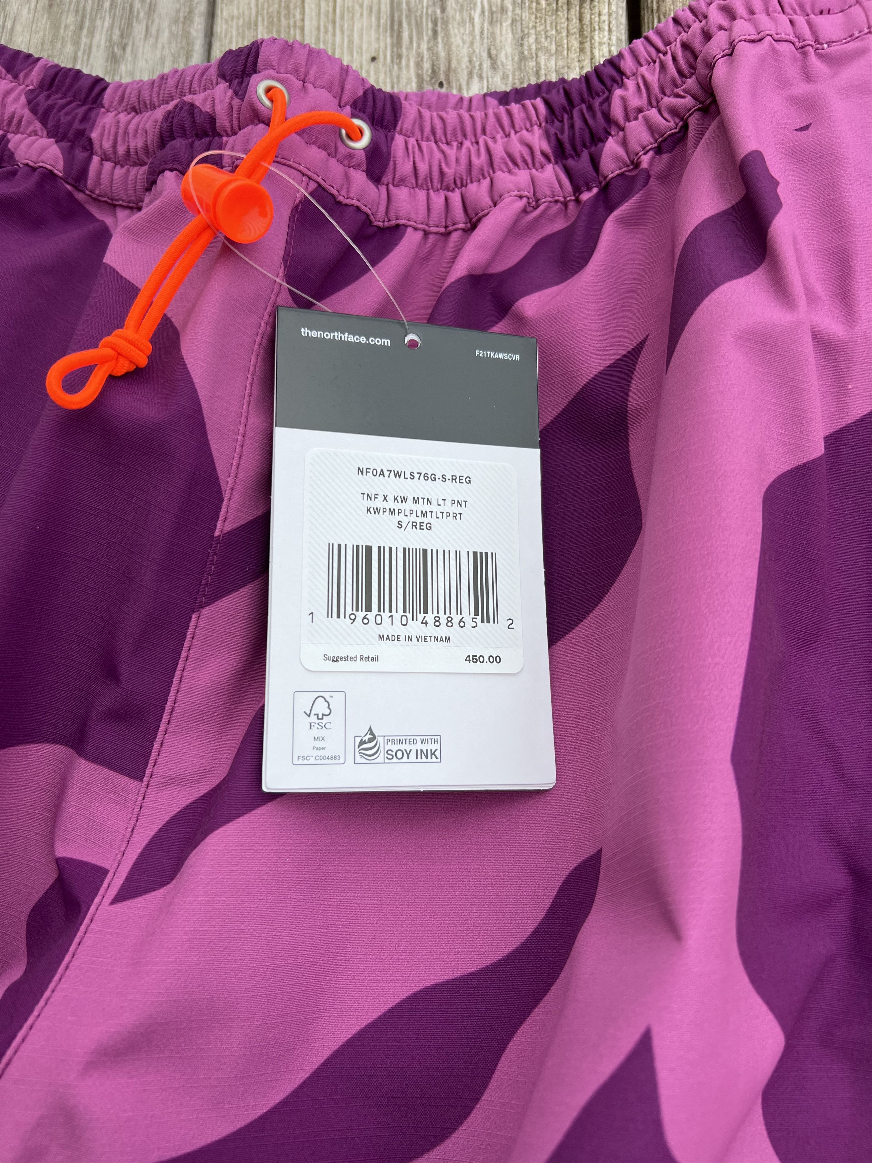 Kaws × The North Face The North Face KAWS Mountain Light Pants Purple Size US 30 / EU 46 - 3 Thumbnail