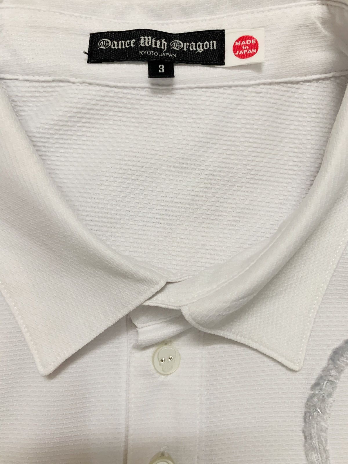 Japanese Brand Dance With Dragon Kyoto Japan Embroidered Skull Polo Jersey Size US M / EU 48-50 / 2 - 8 Thumbnail