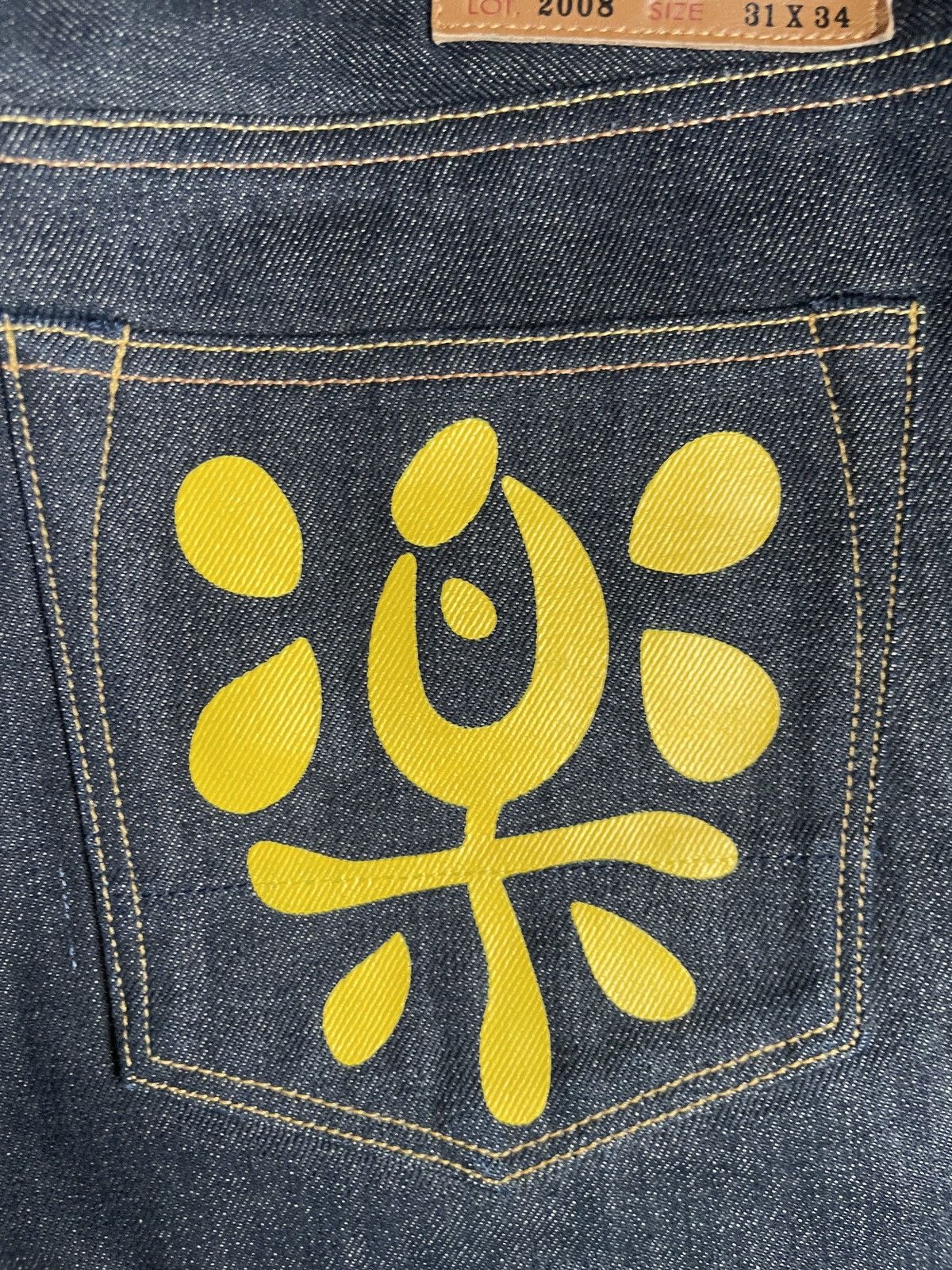Evisu × Japanese Brand evisu “道楽”style daicock style NEW！jeans！size：31x34 Size US 31 - 8 Thumbnail