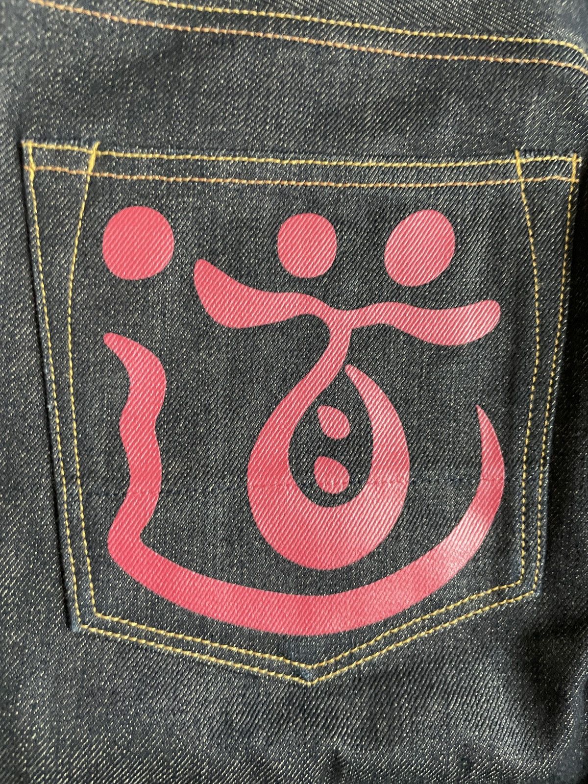 Evisu × Japanese Brand evisu “道楽”style daicock style NEW！jeans！size：31x34 Size US 31 - 7 Thumbnail
