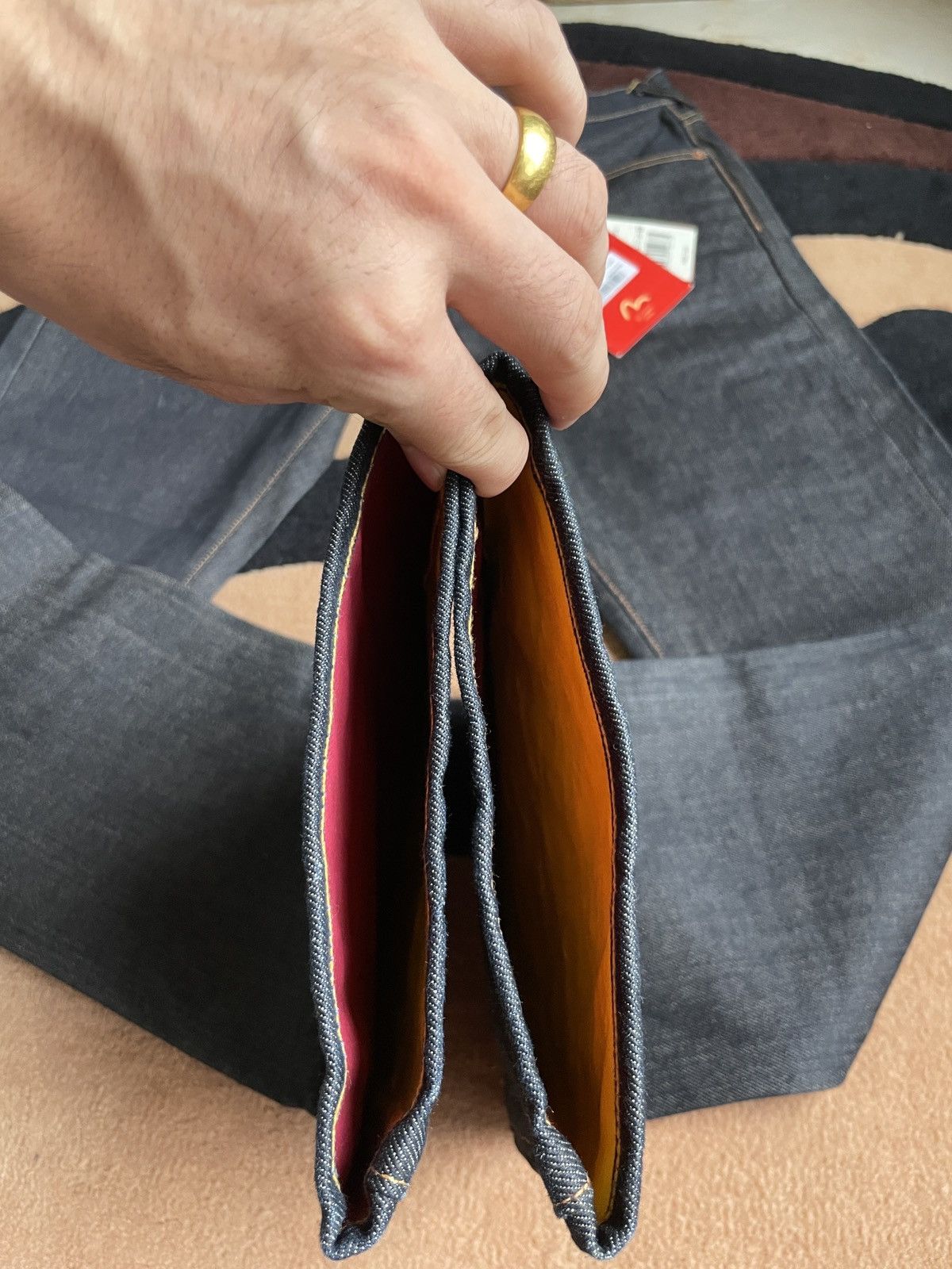 Evisu × Japanese Brand evisu “道楽”style daicock style NEW！jeans！size：31x34 Size US 31 - 9 Thumbnail