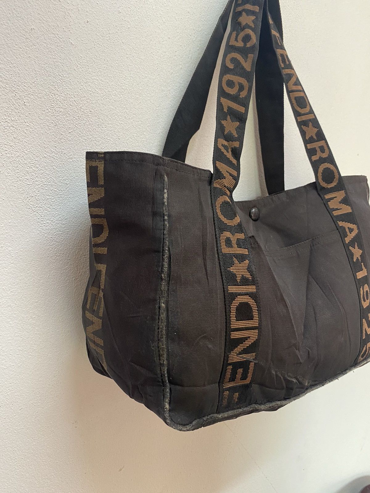 Fendi × Vintage Vintage Fendi Roma Tote Bag Size ONE SIZE - 4 Thumbnail