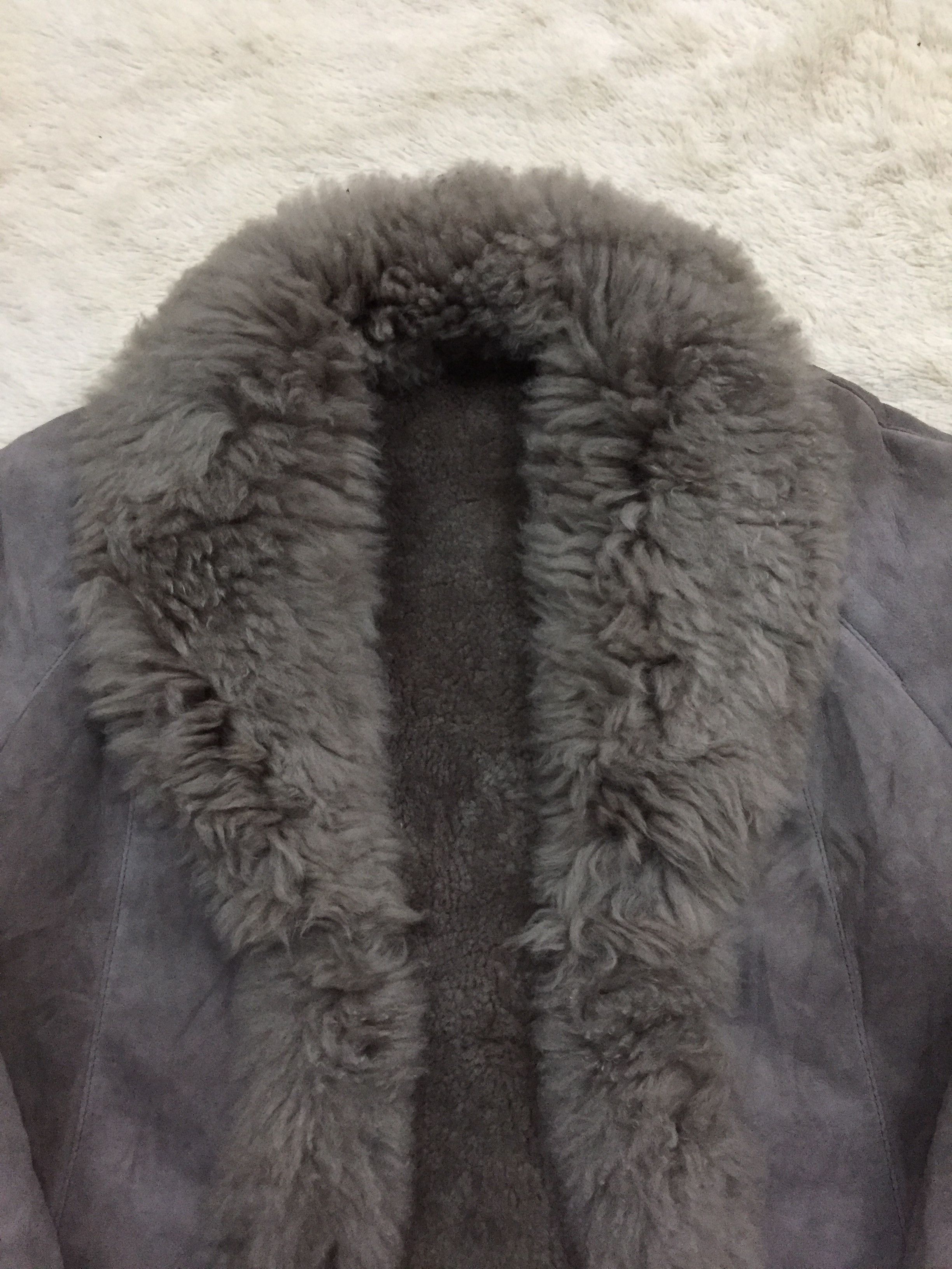 Vintage Vintage Faux Fur Coat Leather Suede Jacket Size US M / EU 48-50 / 2 - 2 Thumbnail