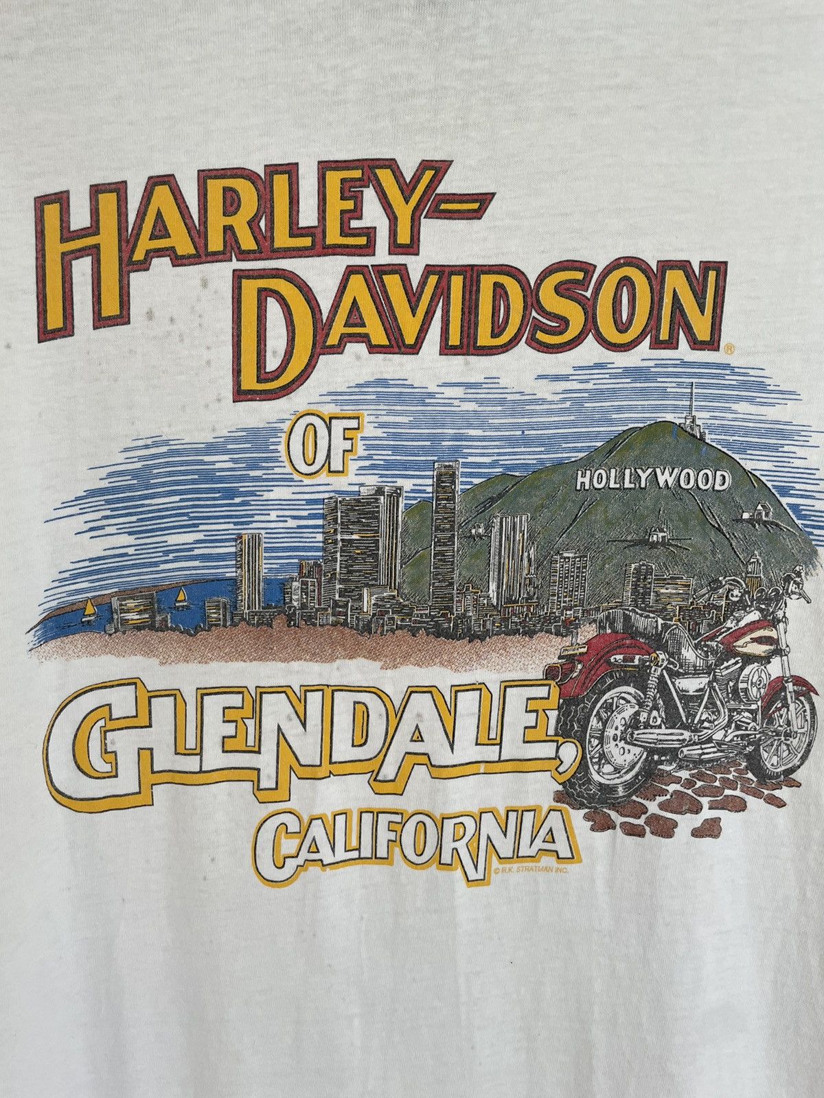Harley Davidson × Vintage × Warner Bros Vintage Harley davidson X Marner Bros Tazmania Z6 Size US L / EU 52-54 / 3 - 4 Thumbnail