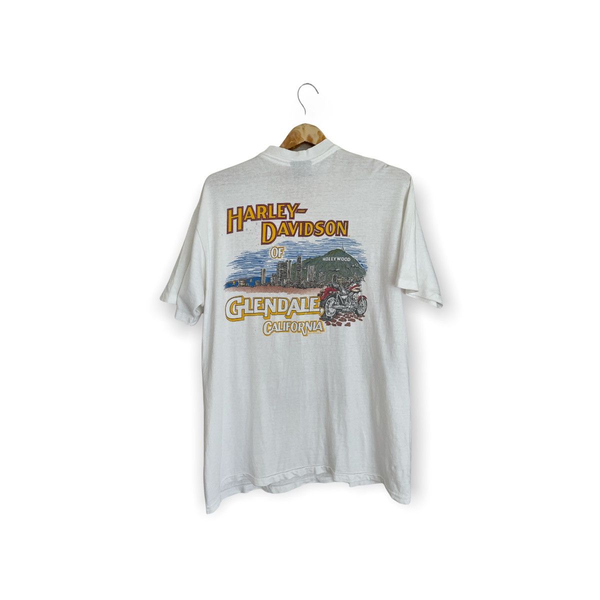 Harley Davidson × Vintage × Warner Bros Vintage Harley davidson X Marner Bros Tazmania Z6 Size US L / EU 52-54 / 3 - 2 Thumbnail