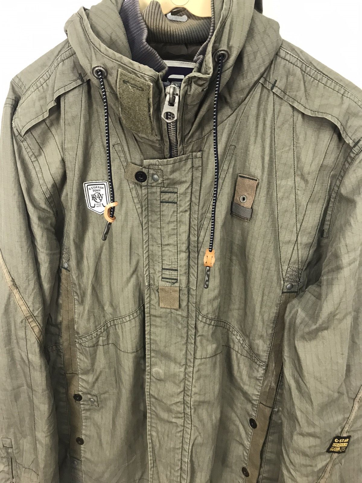 G-Star G star raw distressed jacket hoodie Size US M / EU 48-50 / 2 - 6 Thumbnail