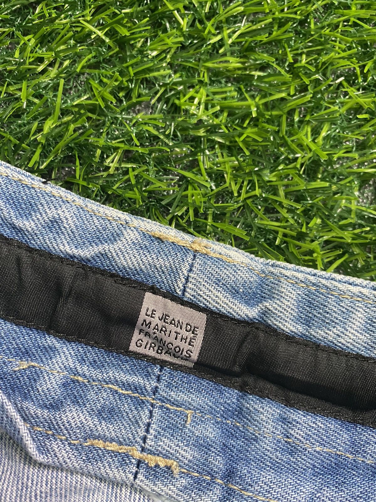 Marithe + Francois Girbaud Vintage Girbaud Denim Short Jeans Size US 35 - 3 Thumbnail
