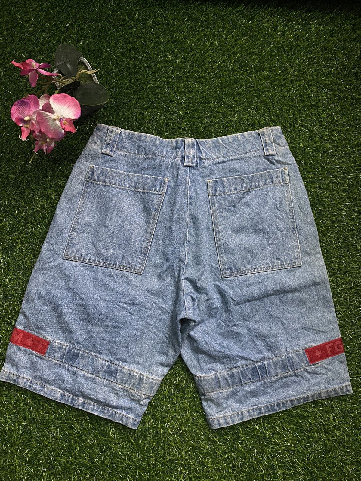 Marithe + Francois Girbaud Vintage Girbaud Denim Short Jeans Size US 35 - 2 Thumbnail