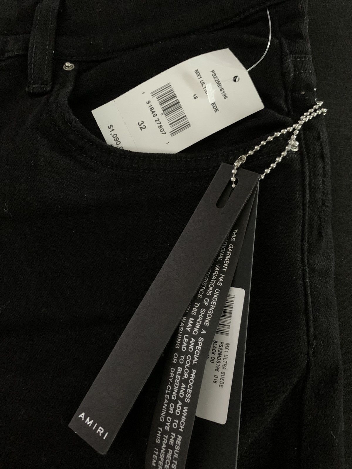 Amiri Amiri Ultra Suede MX1 Denim Jeans Size US 32 / EU 48 - 4 Thumbnail