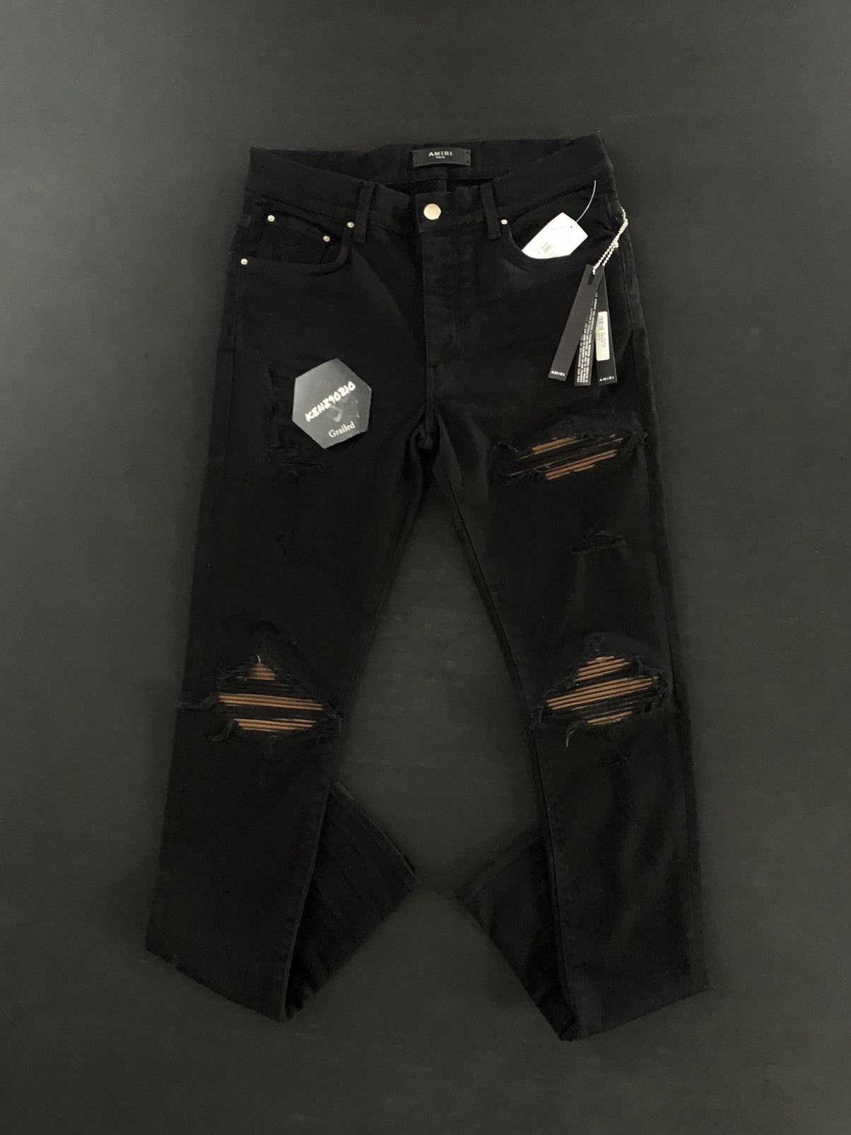Amiri Amiri Ultra Suede MX1 Denim Jeans Size US 32 / EU 48 - 1 Thumbnail