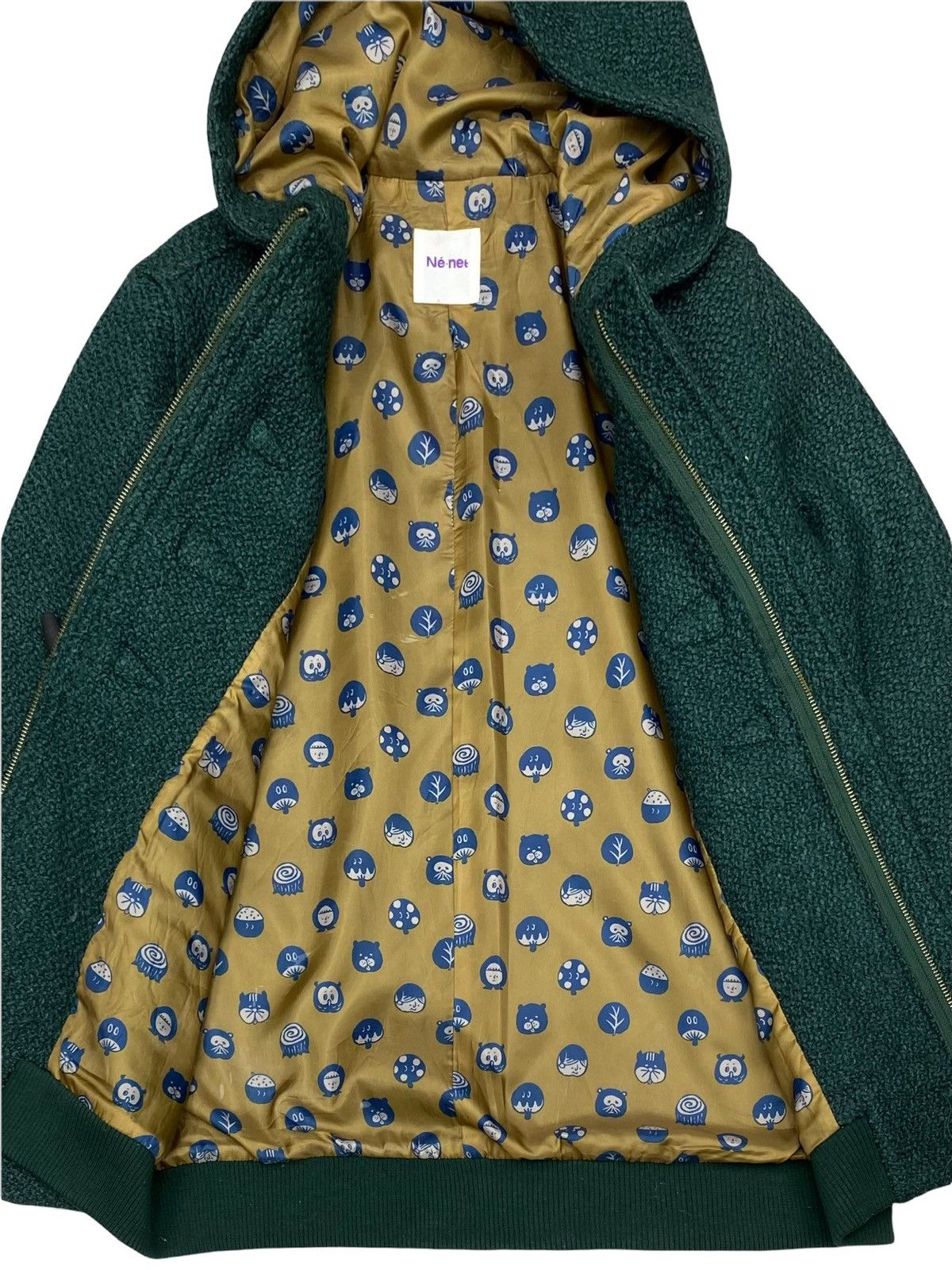 Issey Miyake × Ne-Net VTG NE-NET WOOL BLEND DOUBLE LINNING MONOGRAM DUFFLE JACKET Size M / US 6-8 / IT 42-44 - 15 Thumbnail