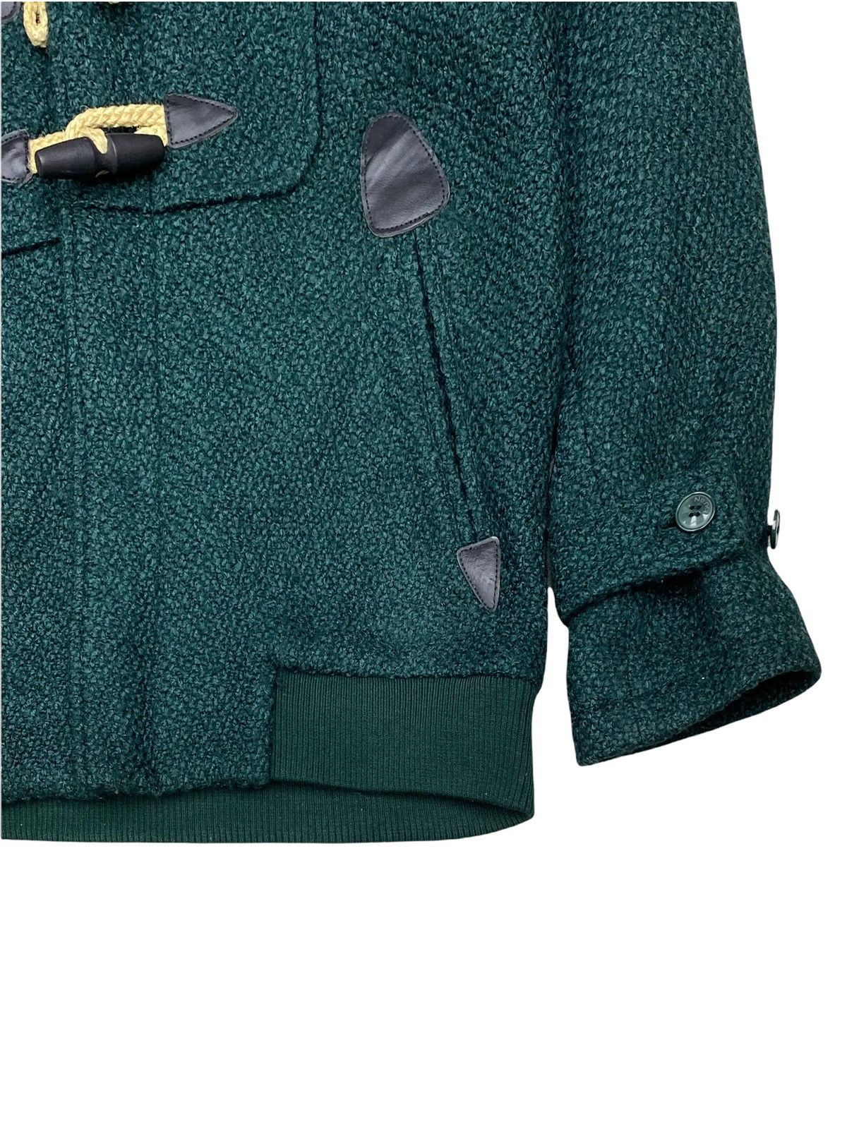 Issey Miyake × Ne-Net VTG NE-NET WOOL BLEND DOUBLE LINNING MONOGRAM DUFFLE JACKET Size M / US 6-8 / IT 42-44 - 9 Thumbnail