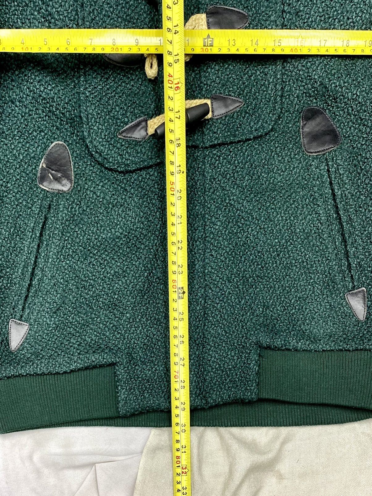 Issey Miyake × Ne-Net VTG NE-NET WOOL BLEND DOUBLE LINNING MONOGRAM DUFFLE JACKET Size M / US 6-8 / IT 42-44 - 24 Thumbnail