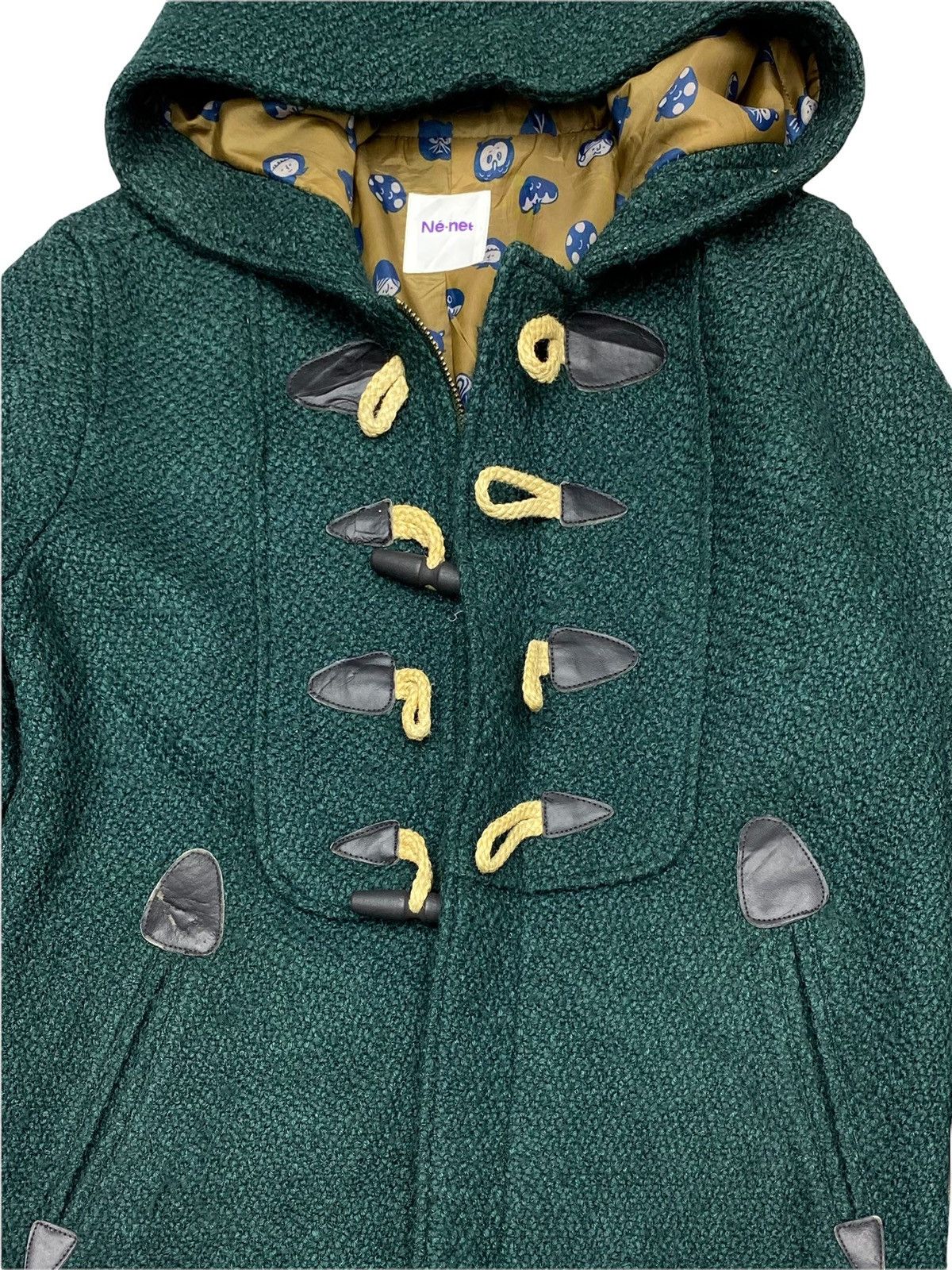Issey Miyake × Ne-Net VTG NE-NET WOOL BLEND DOUBLE LINNING MONOGRAM DUFFLE JACKET Size M / US 6-8 / IT 42-44 - 5 Thumbnail