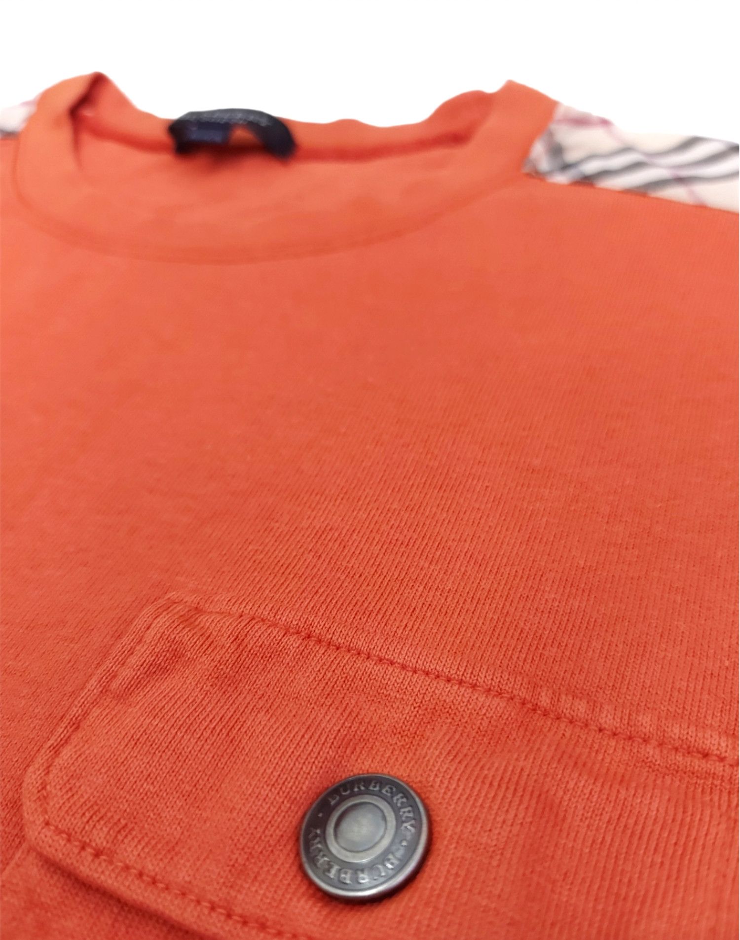 Burberry × Burberry Prorsum × Designer RARE! VTG BURBERRY LONDON NOVACHECK POCKET TEE Size US XS / EU 42 / 0 - 7 Thumbnail