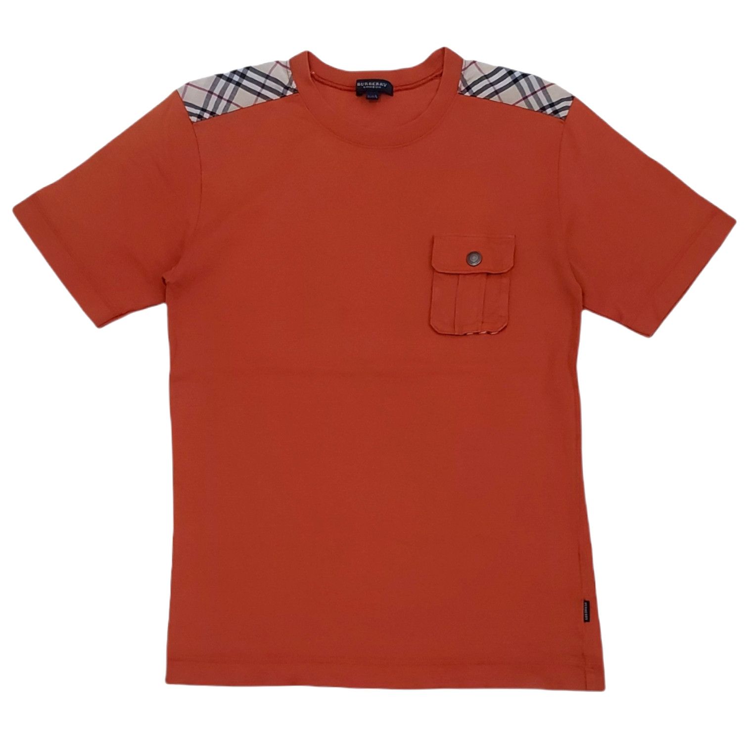 Burberry × Burberry Prorsum × Designer RARE! VTG BURBERRY LONDON NOVACHECK POCKET TEE Size US XS / EU 42 / 0 - 1 Thumbnail