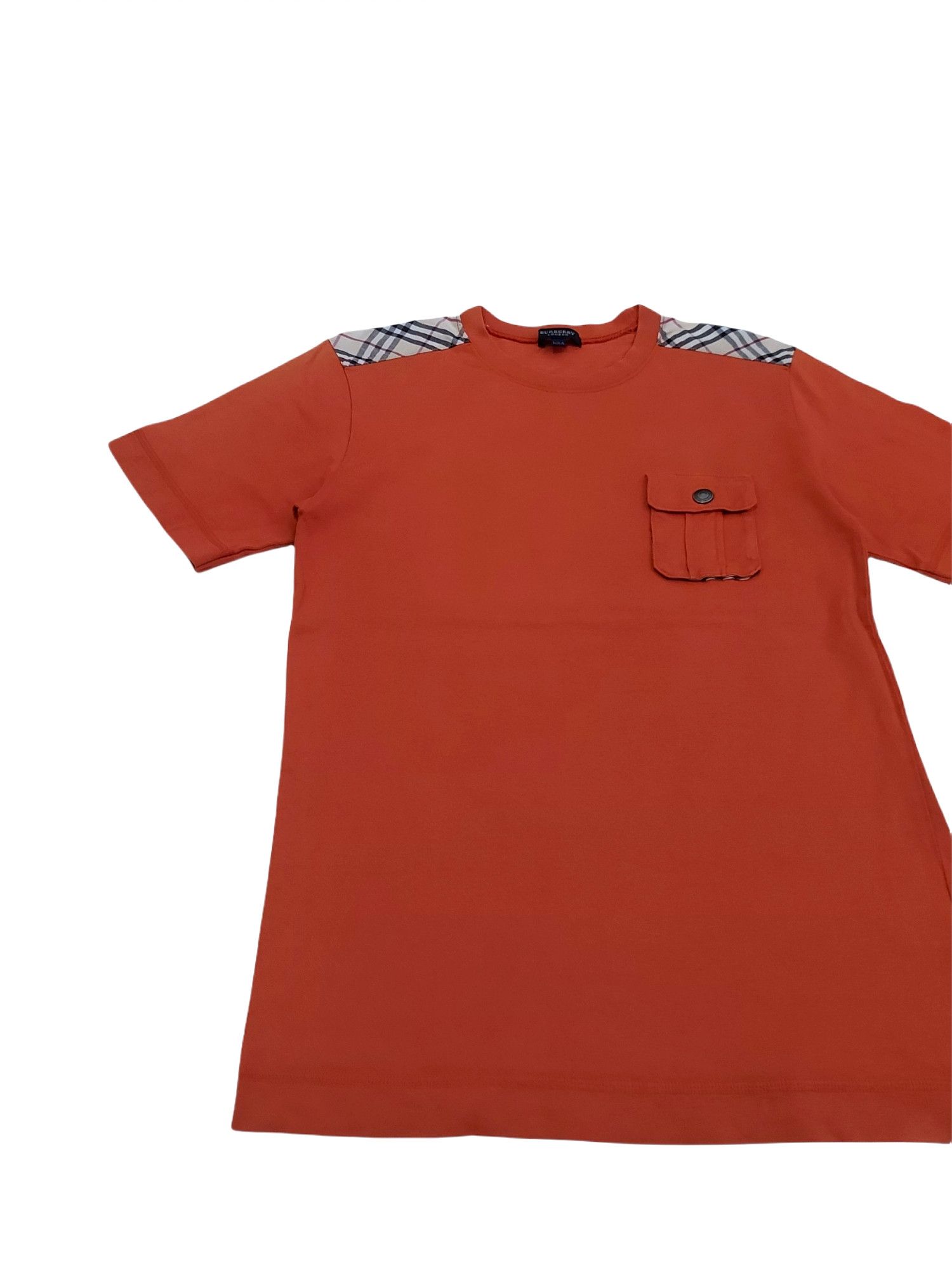 Burberry × Burberry Prorsum × Designer RARE! VTG BURBERRY LONDON NOVACHECK POCKET TEE Size US XS / EU 42 / 0 - 4 Thumbnail