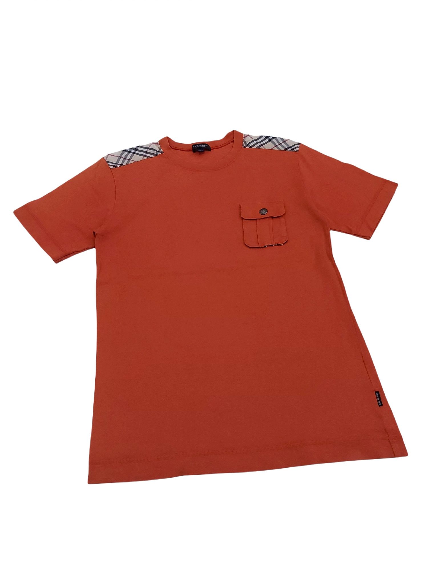 Burberry × Burberry Prorsum × Designer RARE! VTG BURBERRY LONDON NOVACHECK POCKET TEE Size US XS / EU 42 / 0 - 5 Thumbnail