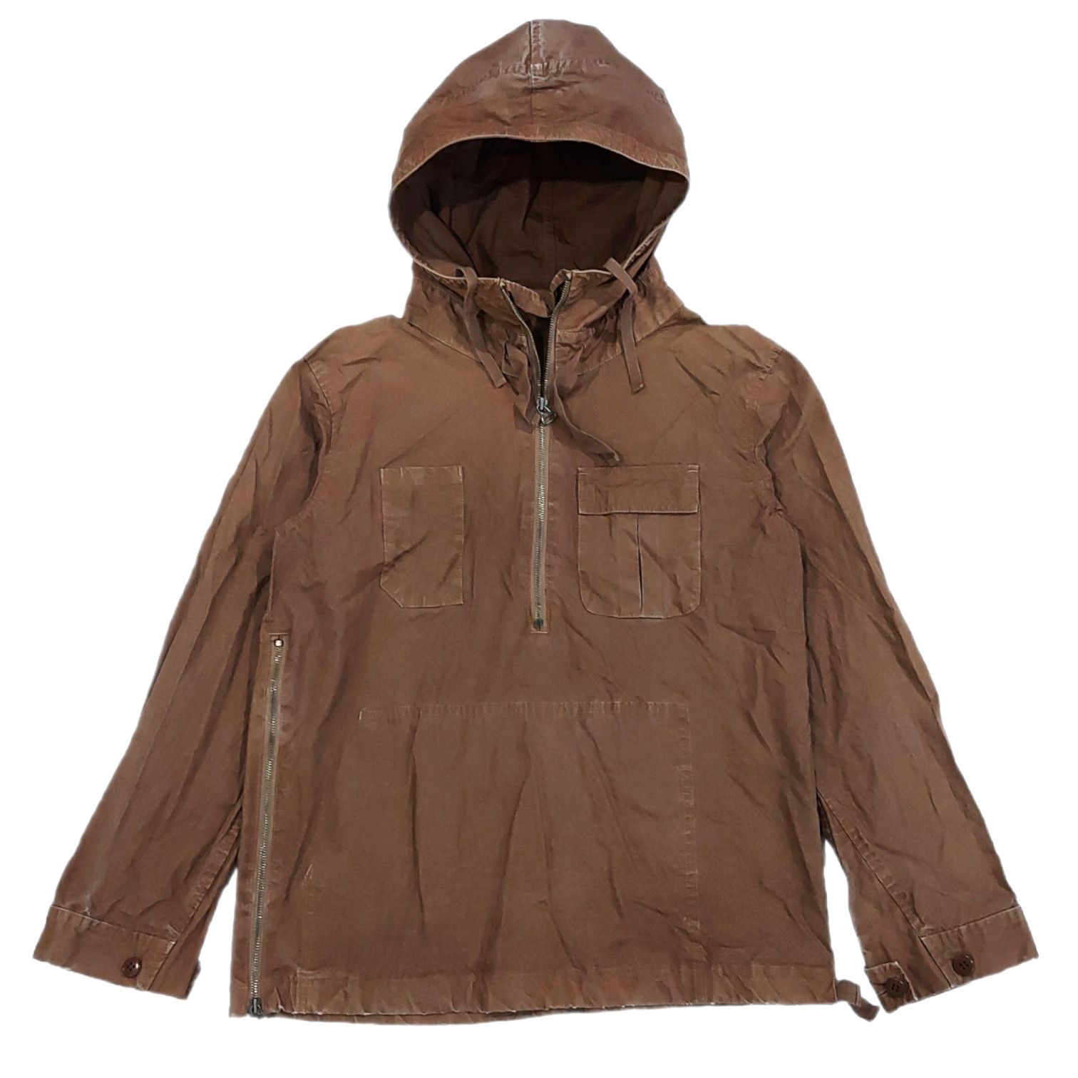 image of Anima Military Tactical Anorak in Brown Tan, Men's (Size Medium)