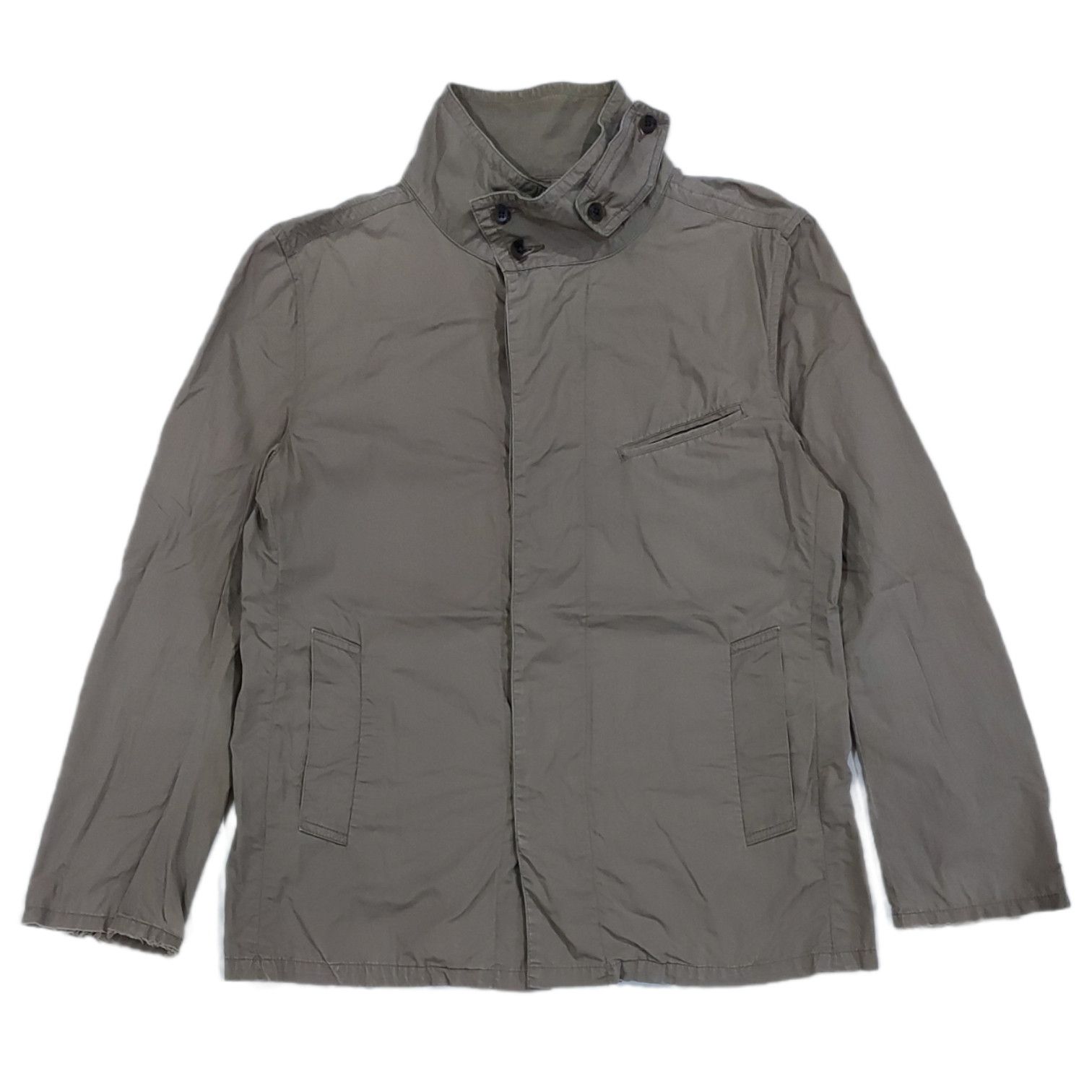 image of Schlussel Schlüssel Japan Distressed Military Style Jacket in Khaki, Men's (Size Medium)