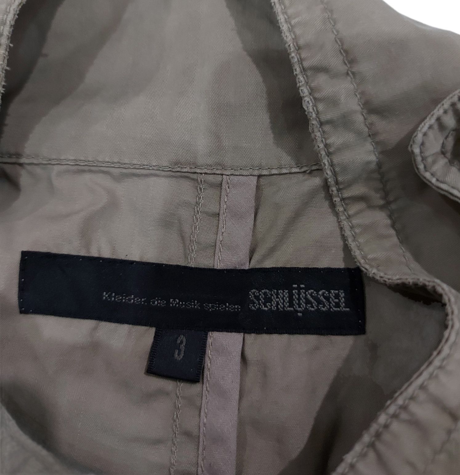 Designer × Japanese Brand × Schlussel RARE! SCHLÜSSEL JAPAN DISTRESSED MILITARY STYLE JACKET Size US M / EU 48-50 / 2 - 8 Thumbnail