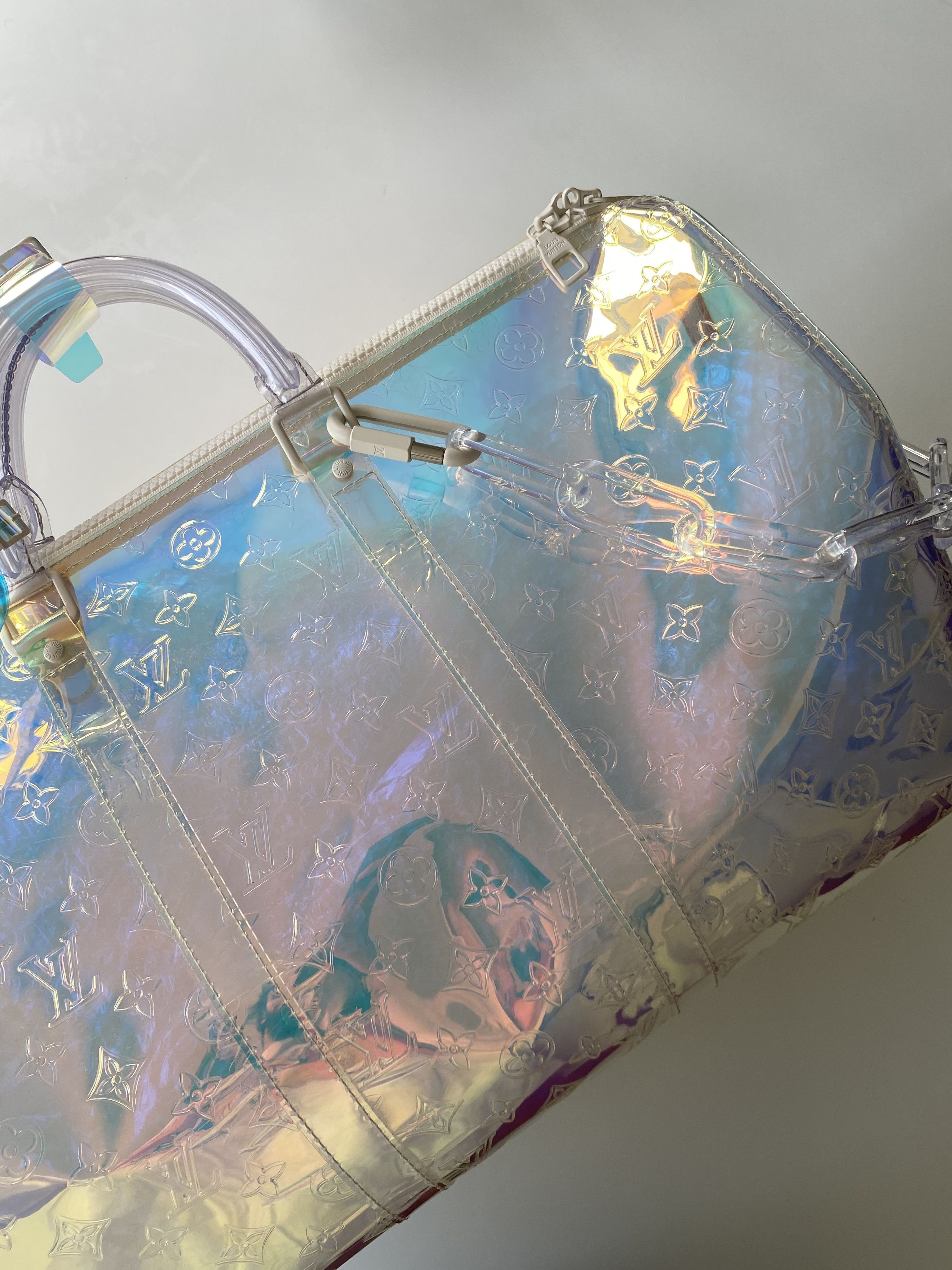 Louis Vuitton × Virgil Abloh Louis Vuitton Prism Keepall 50 SS19 Size ONE SIZE - 3 Thumbnail