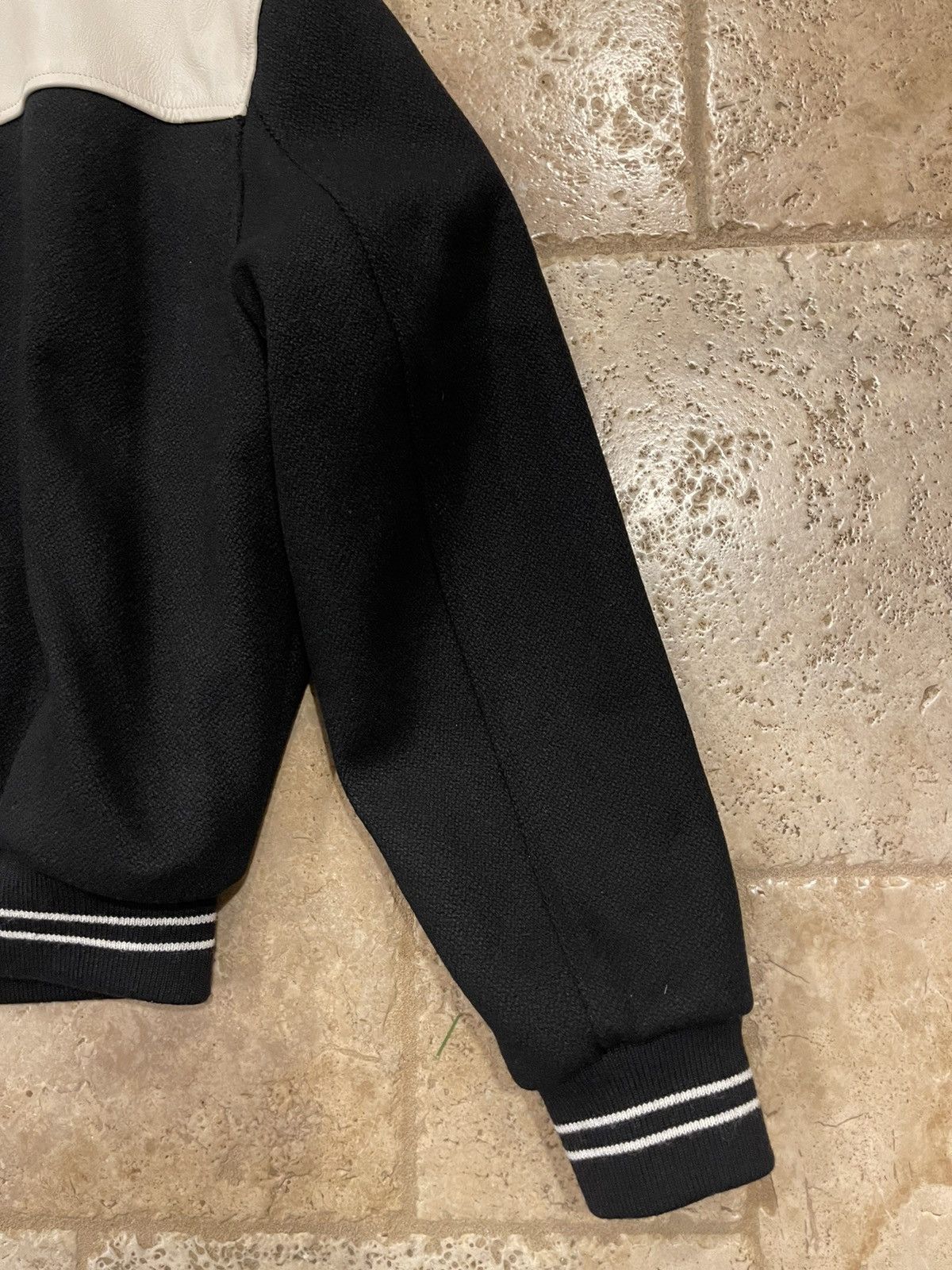 Celine × Hedi Slimane Celine x Hedi Slimane Black Western Teddy Varsity Jacket Size US L / EU 52-54 / 3 - 10 Thumbnail