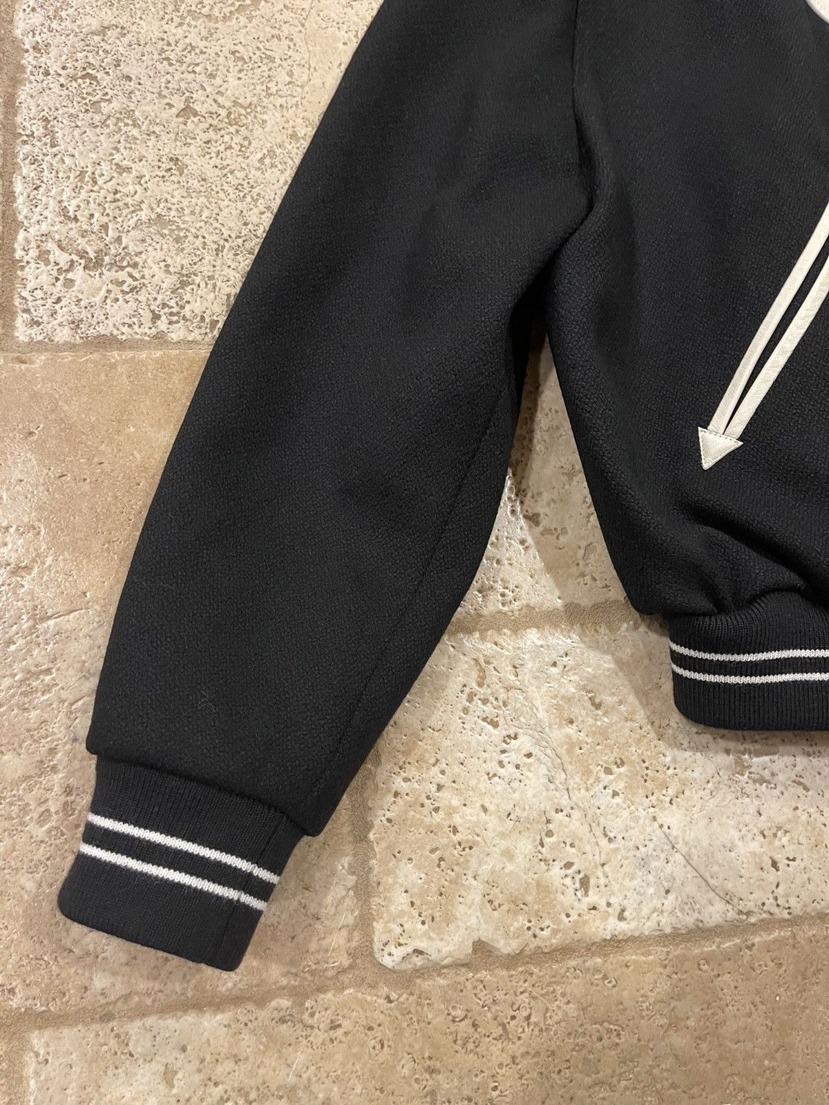 Celine × Hedi Slimane Celine x Hedi Slimane Black Western Teddy Varsity Jacket Size US L / EU 52-54 / 3 - 5 Thumbnail