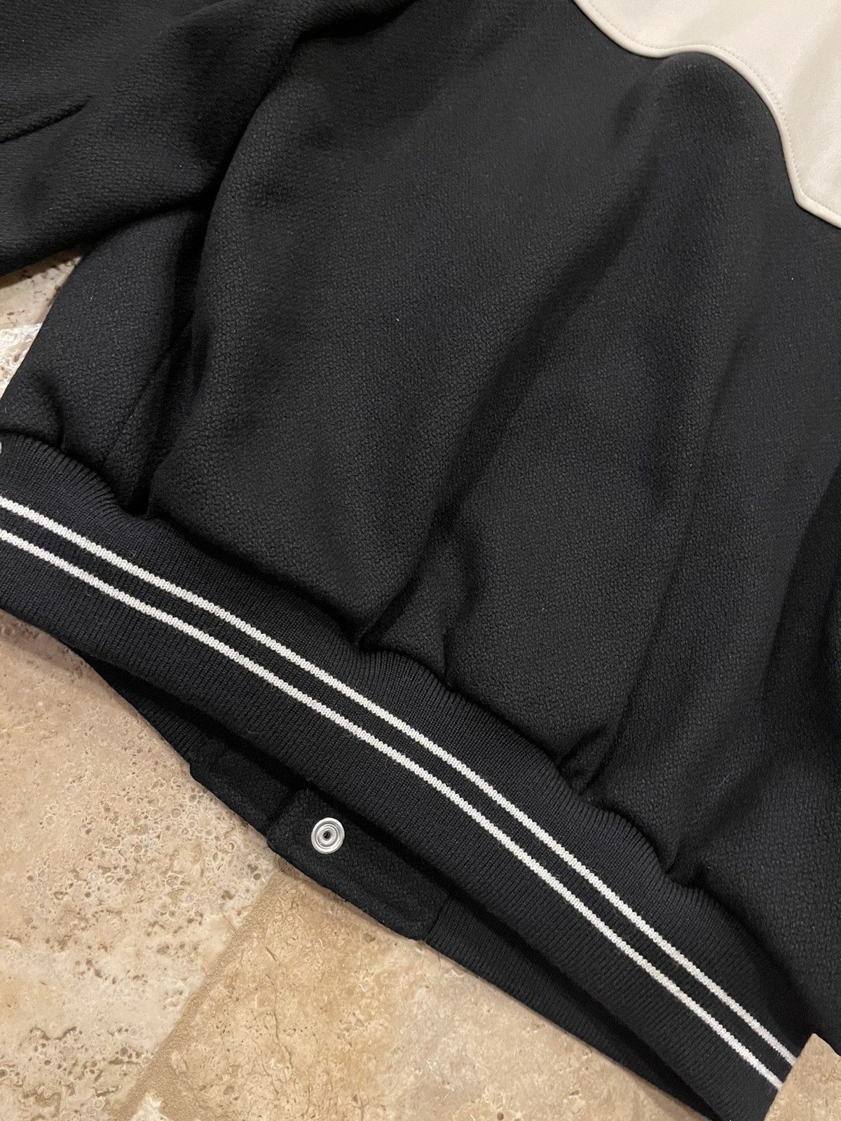 Celine × Hedi Slimane Celine x Hedi Slimane Black Western Teddy Varsity Jacket Size US L / EU 52-54 / 3 - 9 Thumbnail