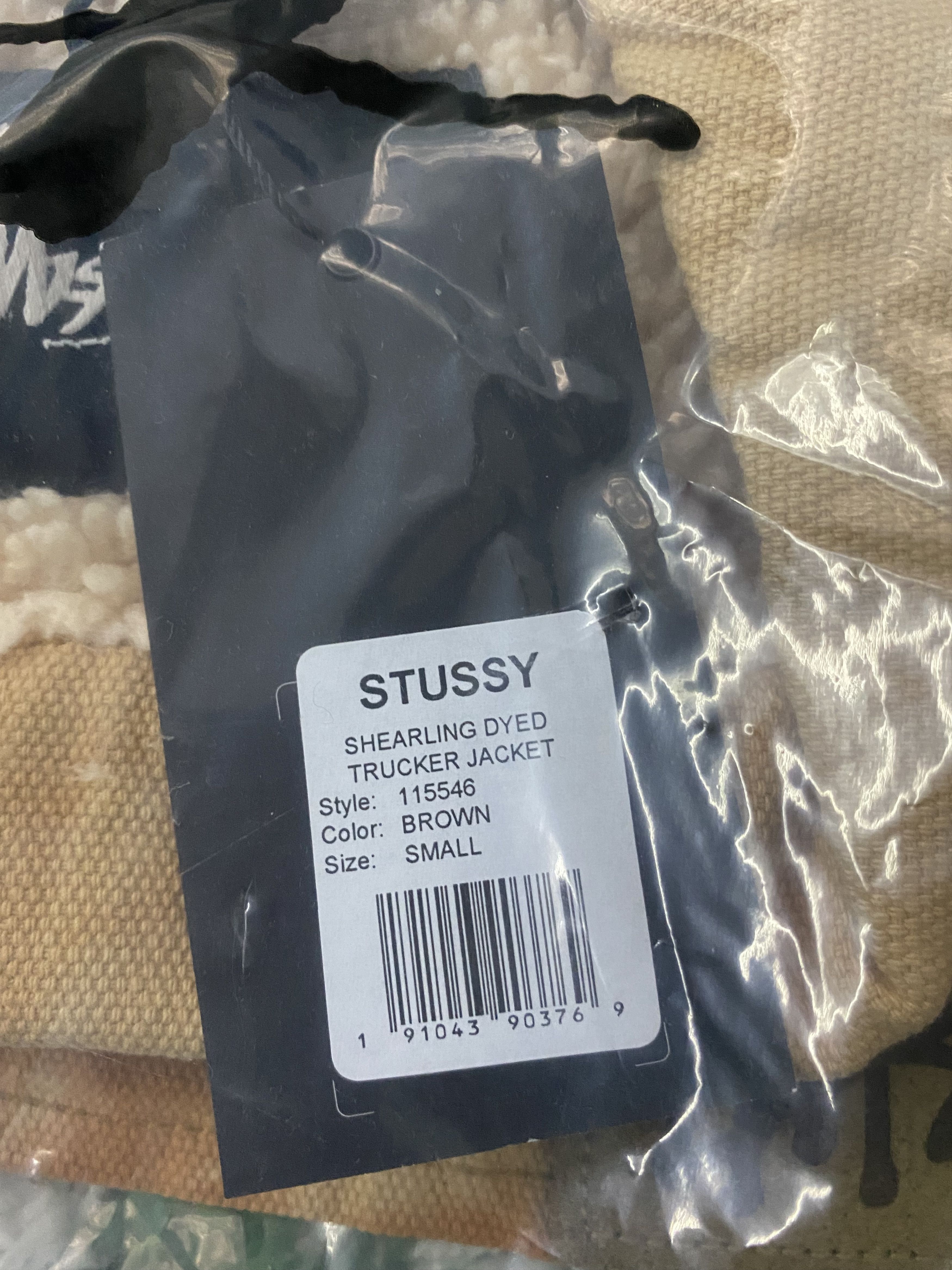Stussy Shearling Dyed Trucker Jacket Size US S / EU 44-46 / 1 - 5 Thumbnail