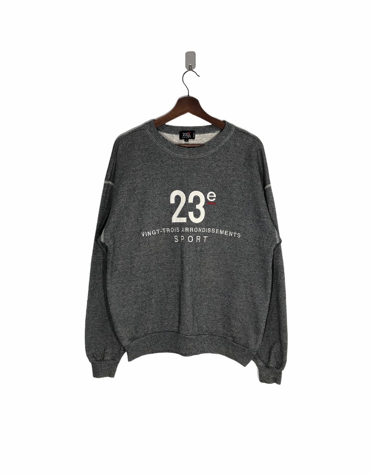 Japanese Brand 23e Vingt-Trois Arrondissement Sport Sweatshirt Size US L / EU 52-54 / 3 - 1 Thumbnail