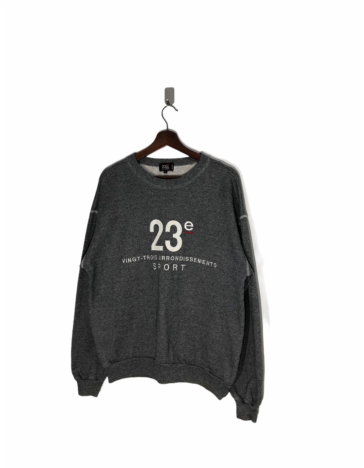 Japanese Brand 23e Vingt-Trois Arrondissement Sport Sweatshirt Size US L / EU 52-54 / 3 - 3 Thumbnail