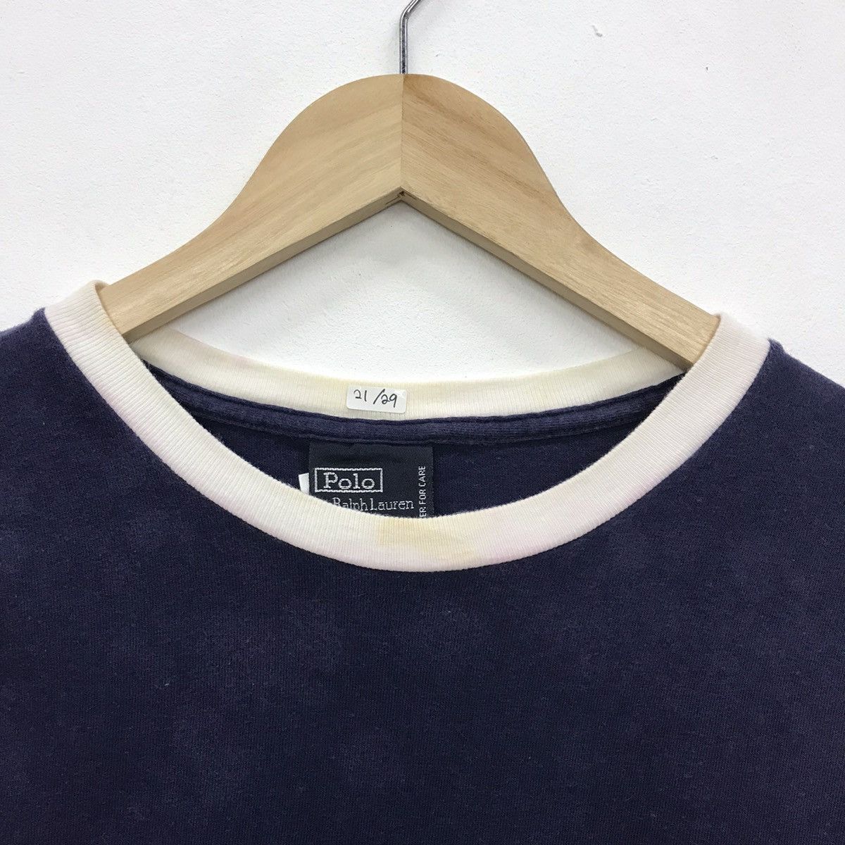 Polo Ralph Lauren × Vintage Vintage Polo Ralph Lauren Flett Men T-shirt Size US S / EU 44-46 / 1 - 12 Thumbnail