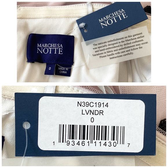 Marchesa Marchesa Notte Strapless Sequin Polka Dot Tulle Cocktail Dre Size XS / US 0-2 / IT 36-38 - 9 Thumbnail