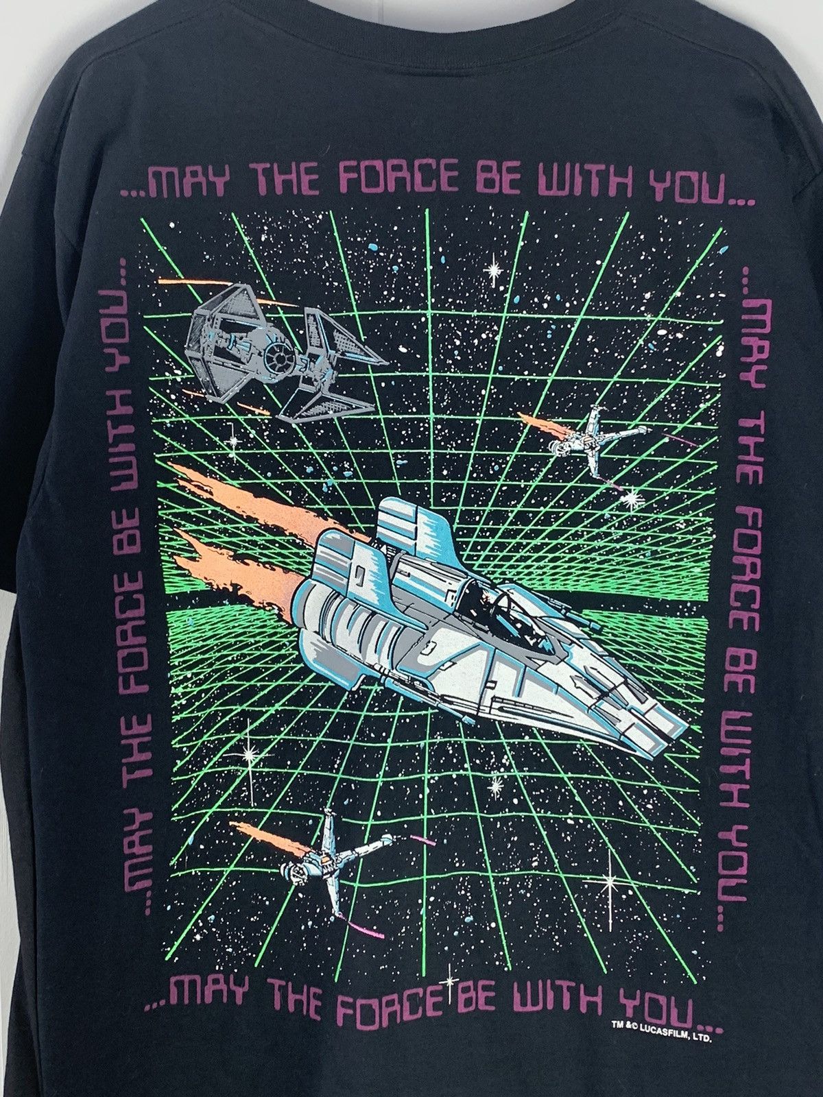 Star Wars × Vintage Vintage Star Wars A Long Time Ago In A Galaxy Far Away Shirt Size US XL / EU 56 / 4 - 4 Thumbnail