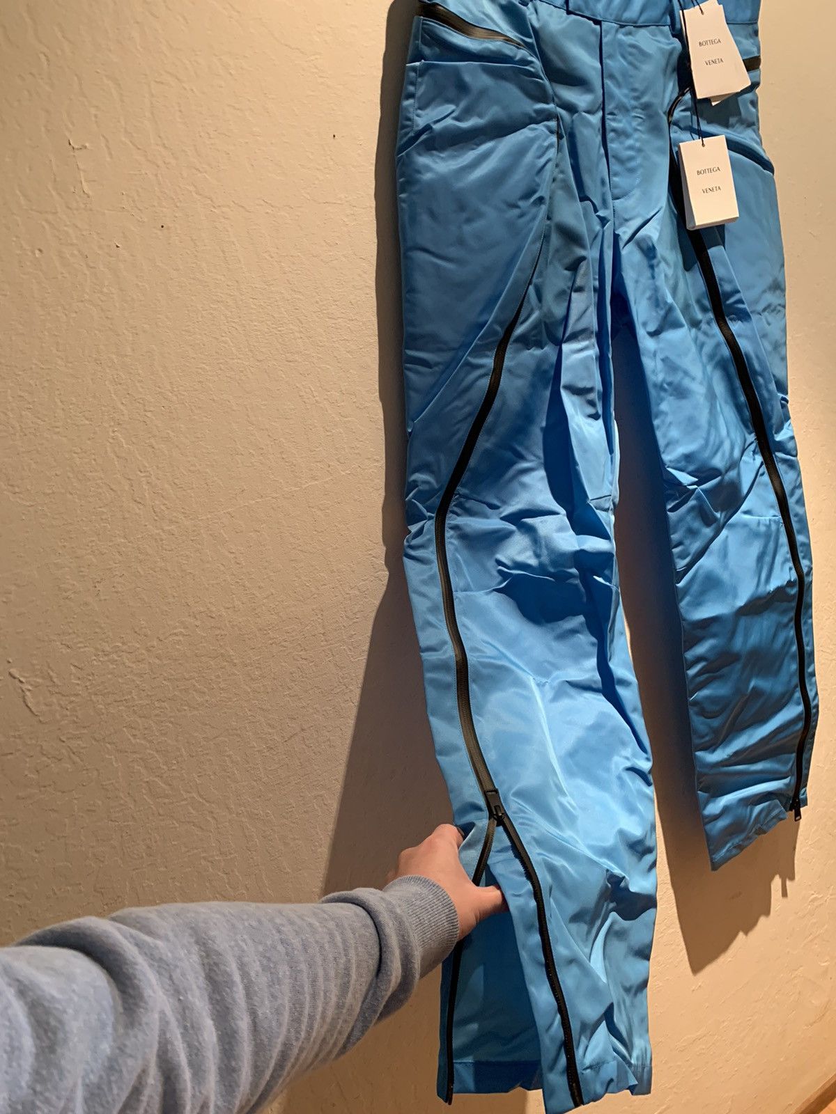 Bottega Veneta × Designer *RARE* New Bottega Veneta Nylon Convertible Zipper Pants Size US 36 / EU 52 - 8 Thumbnail