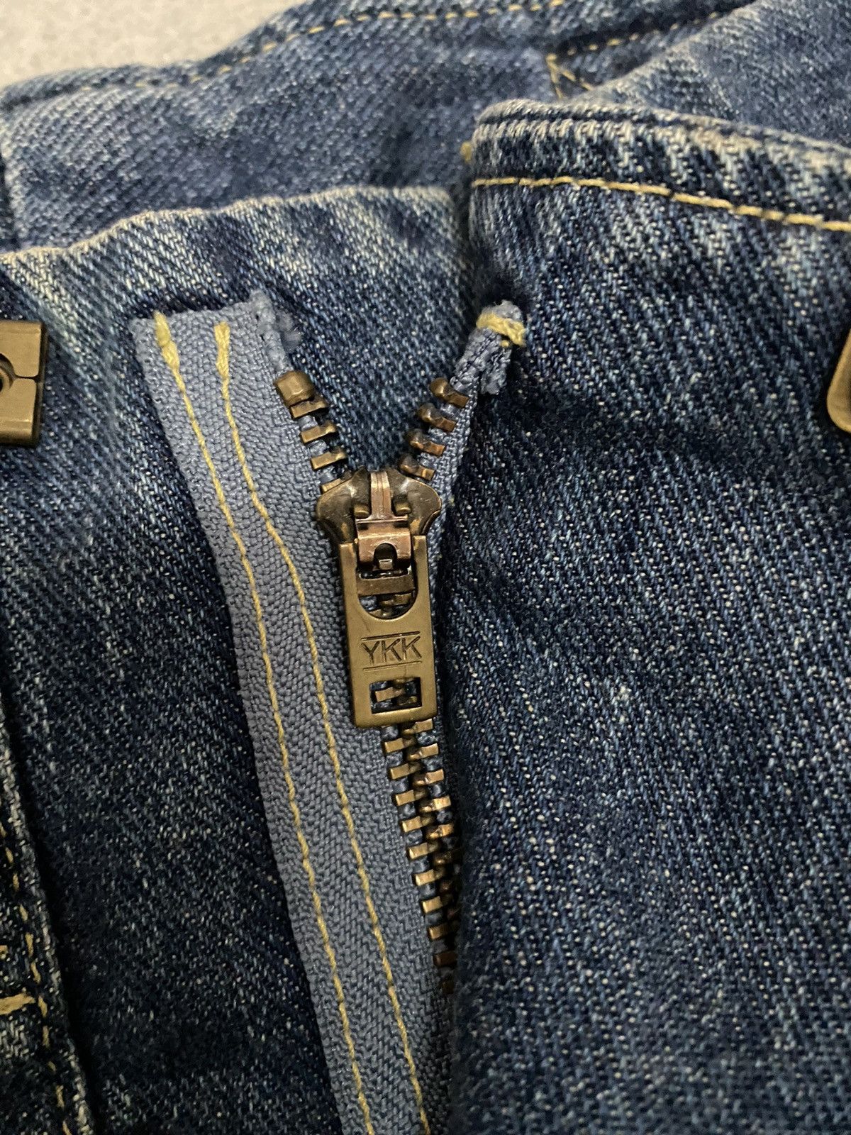 Issey Miyake × Vintage Vintage Frapbois Issey Miyake Distress Denim Jeans Size US 34 / EU 50 - 5 Thumbnail