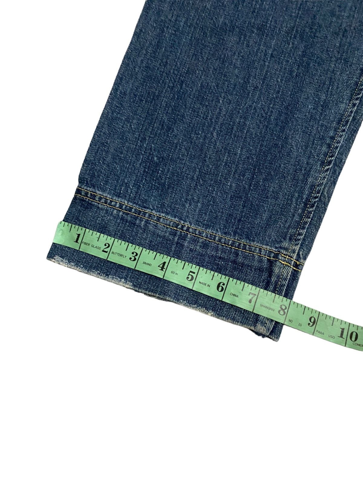 Issey Miyake × Vintage Vintage Frapbois Issey Miyake Distress Denim Jeans Size US 34 / EU 50 - 9 Thumbnail