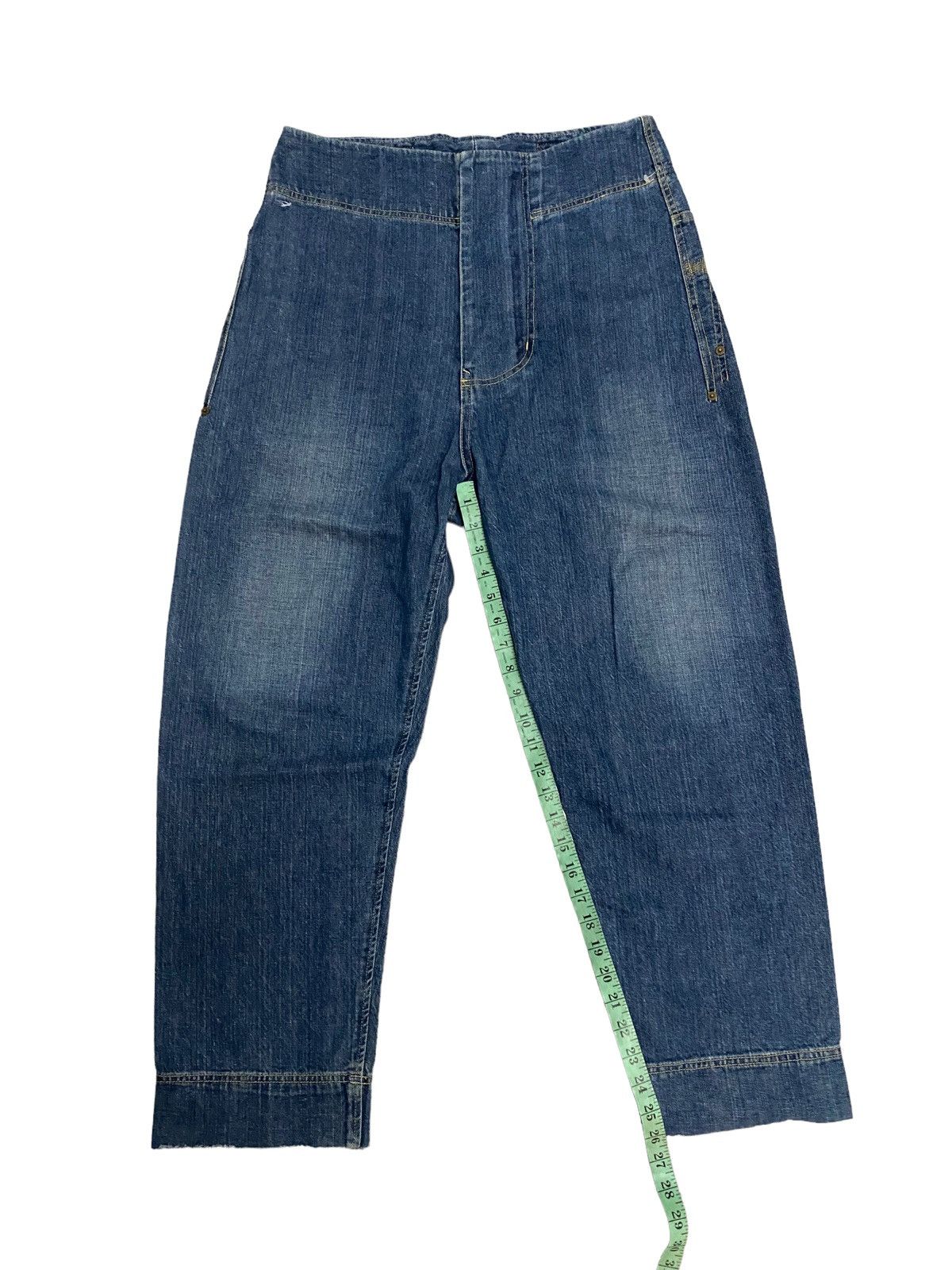 Issey Miyake × Vintage Vintage Frapbois Issey Miyake Distress Denim Jeans Size US 34 / EU 50 - 11 Thumbnail