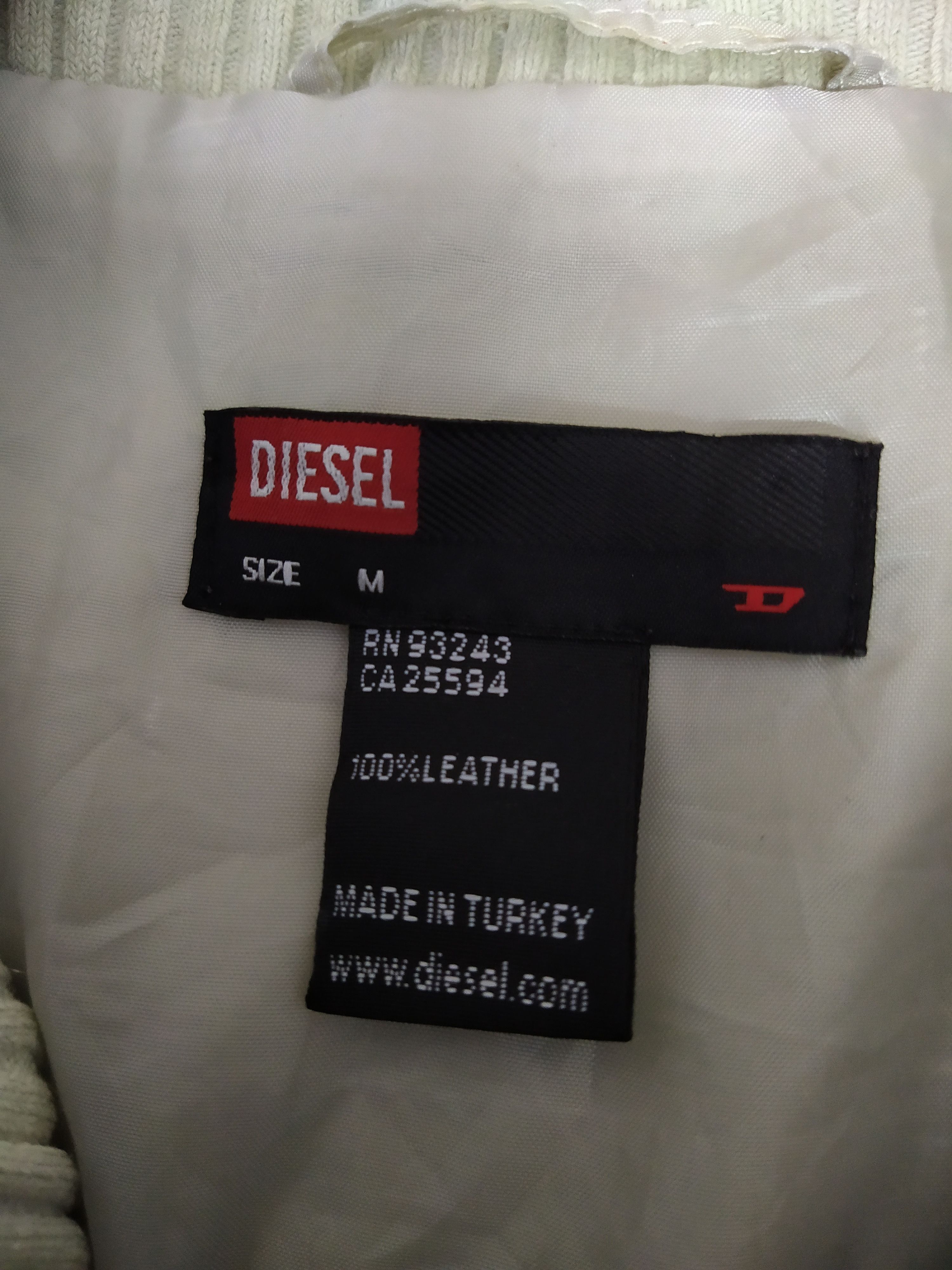 Diesel DIESEL LEATHER RIDERS JACKET (B369) Size M / US 6-8 / IT 42-44 - 5 Thumbnail