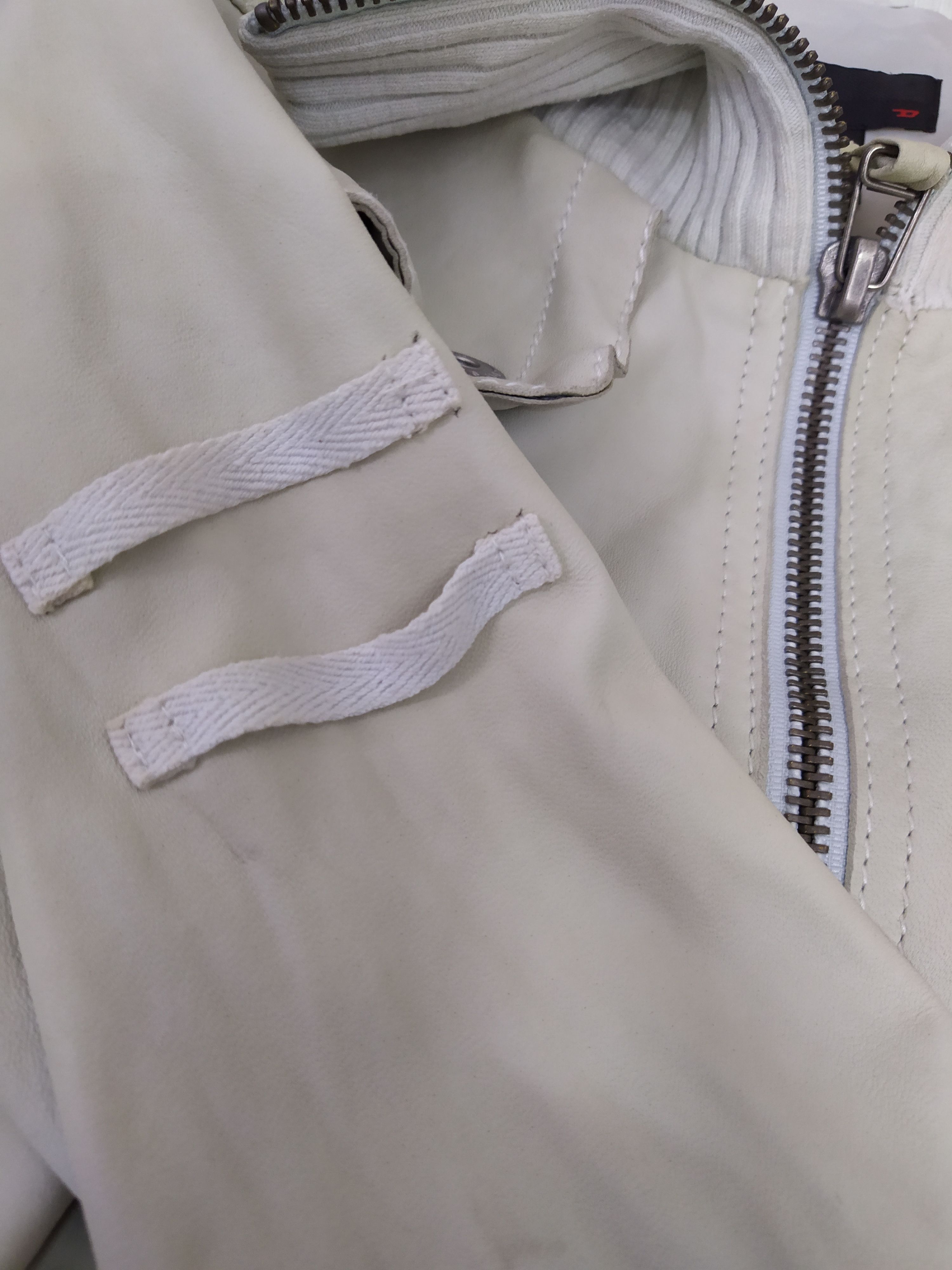 Diesel DIESEL LEATHER RIDERS JACKET (B369) Size M / US 6-8 / IT 42-44 - 10 Thumbnail
