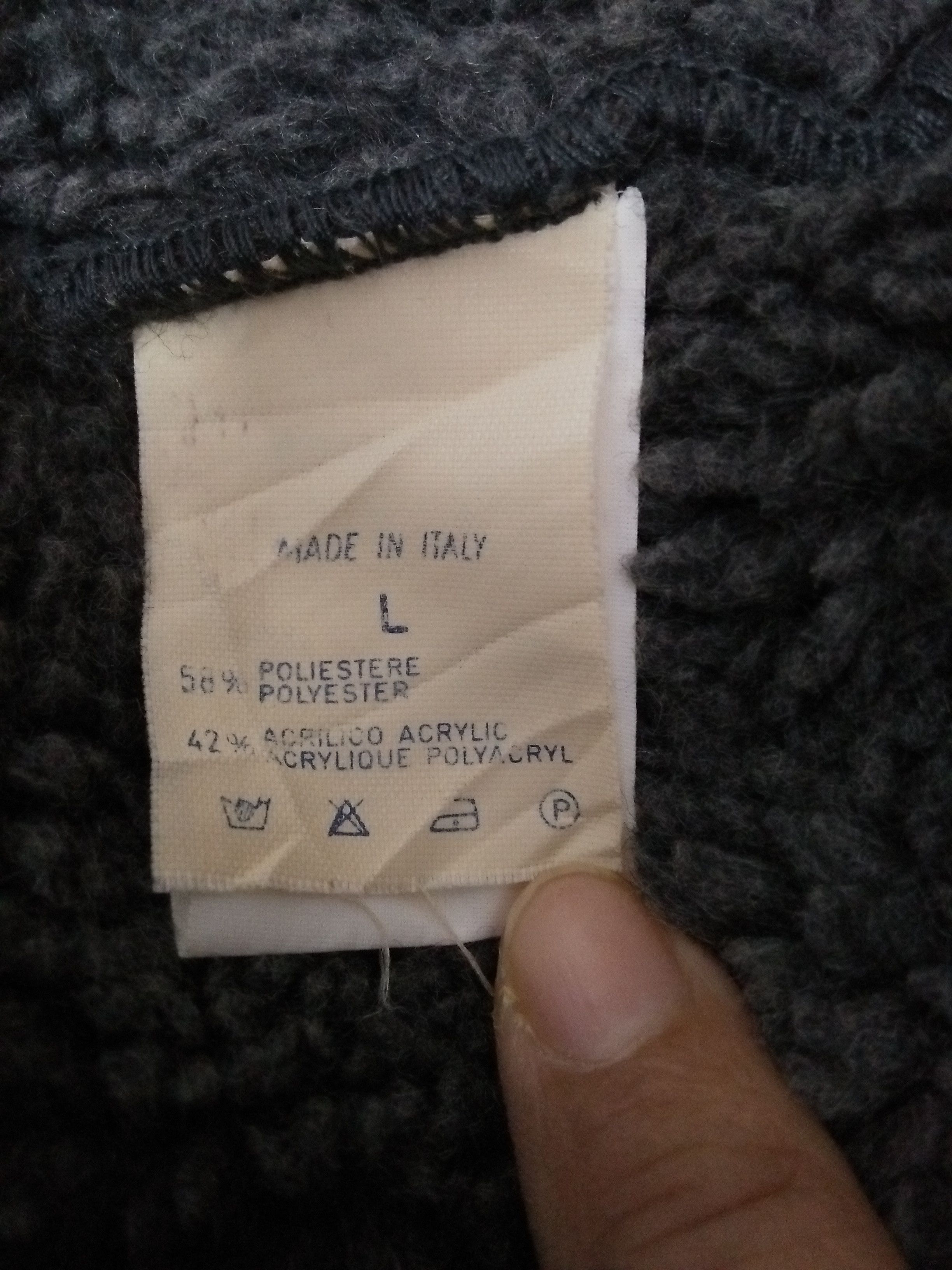 MCM LEGERE BY MCM ITALY KNIT FLEECE (B158) Size US L / EU 52-54 / 3 - 6 Thumbnail