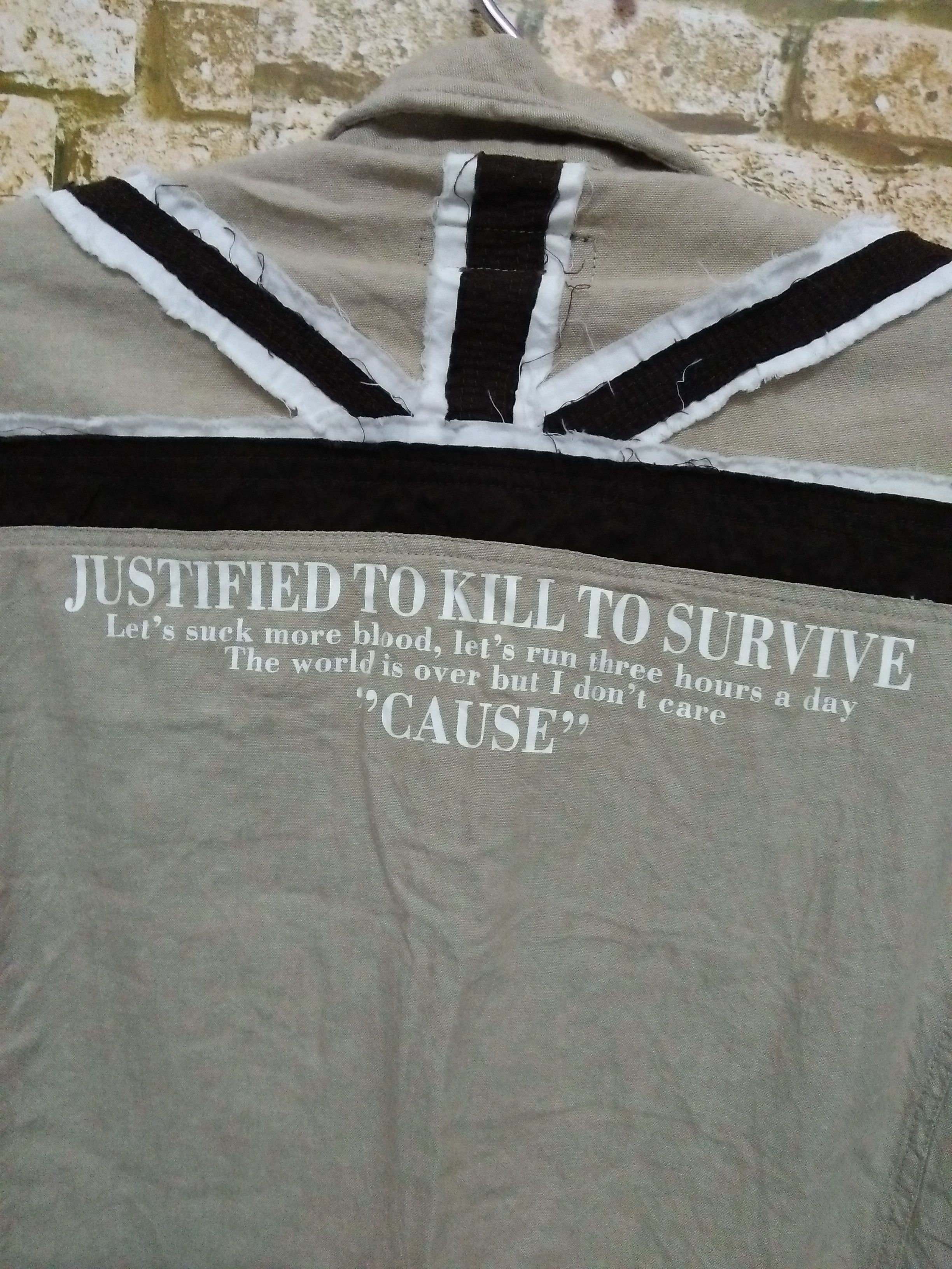 Designer × In The Attic IN THE ATTIC BONDAGE POEM PUNK SHIRT FLAG (B205) Size US L / EU 52-54 / 3 - 4 Thumbnail