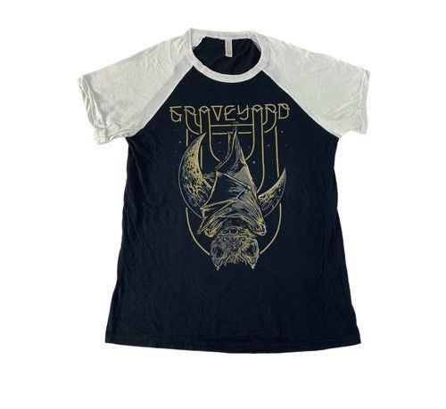 Band Tees Hype Graveyard Swedish Rock Band Raglan Logo Printed Tee Size S / US 4 / IT 40 - 1 Thumbnail