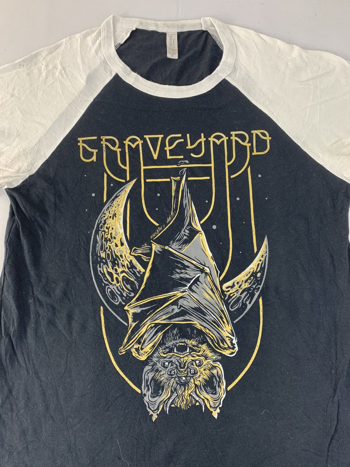 Band Tees Hype Graveyard Swedish Rock Band Raglan Logo Printed Tee Size S / US 4 / IT 40 - 2 Thumbnail